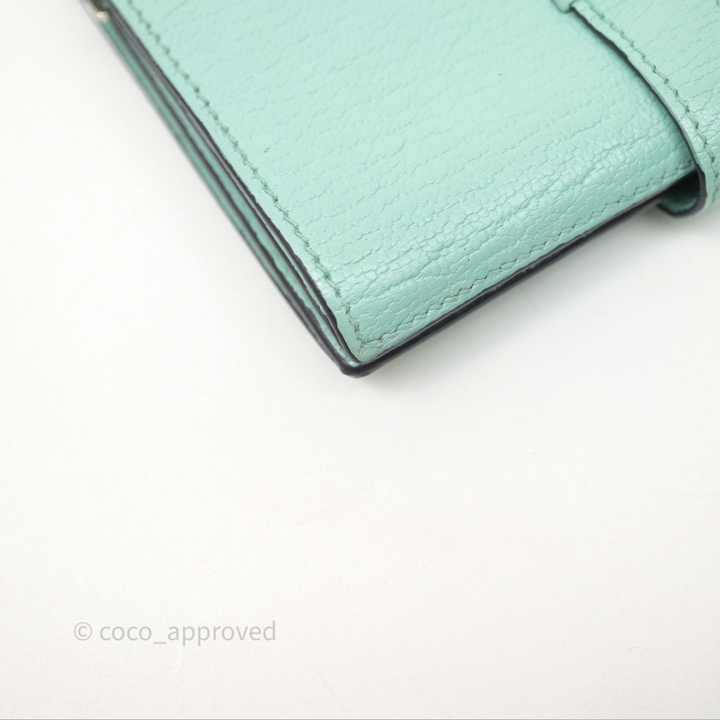 Hermes Bearn Compact Wallet Green Chevre Mysore Palladium Hardware