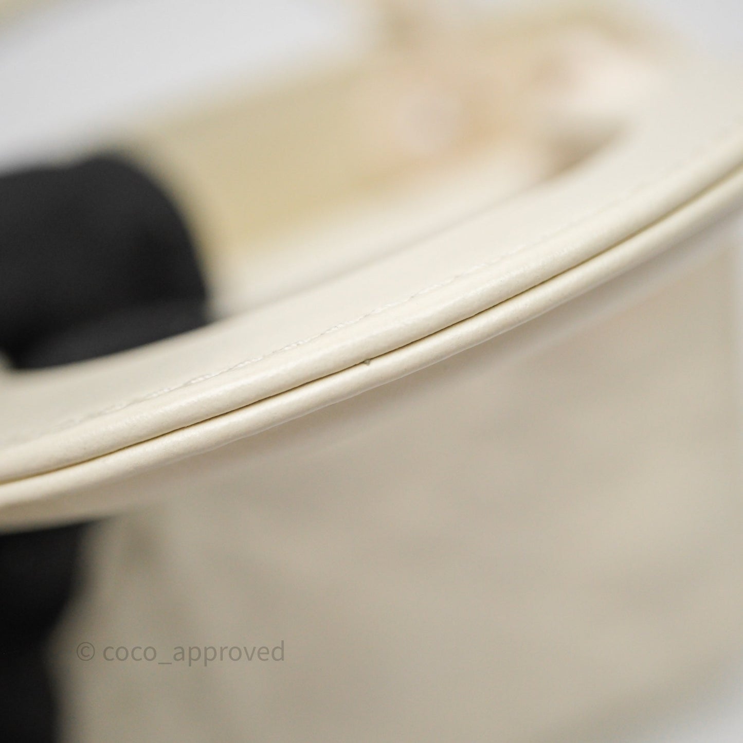 Dior Micro Lady Dior Latte Cannage Calfskin with Diamond Motif