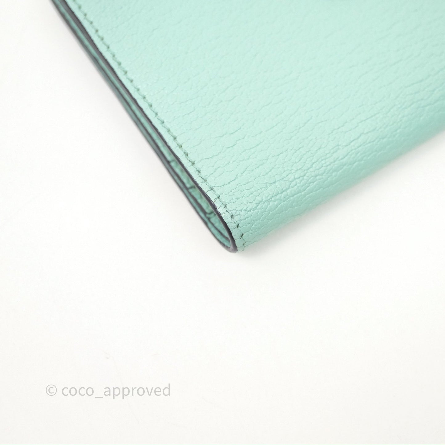 Hermes Bearn Compact Wallet Green Chevre Mysore Palladium Hardware