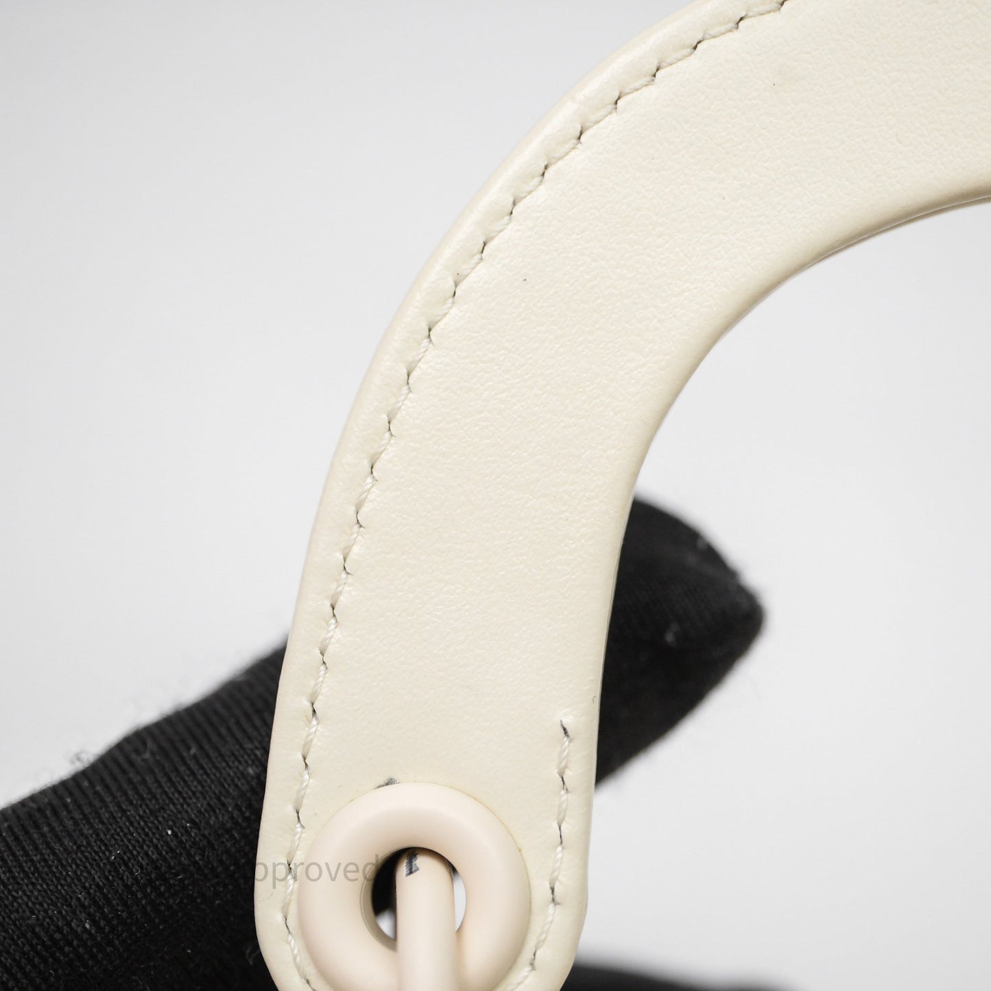 Dior Micro Lady Dior Latte Cannage Calfskin with Diamond Motif