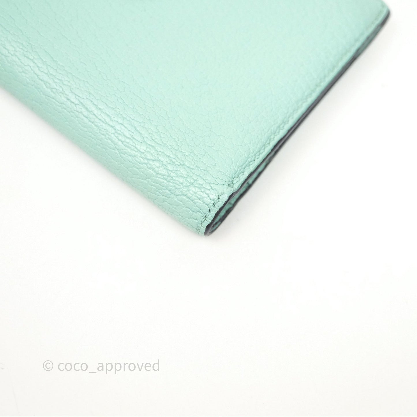 Hermes Bearn Compact Wallet Green Chevre Mysore Palladium Hardware