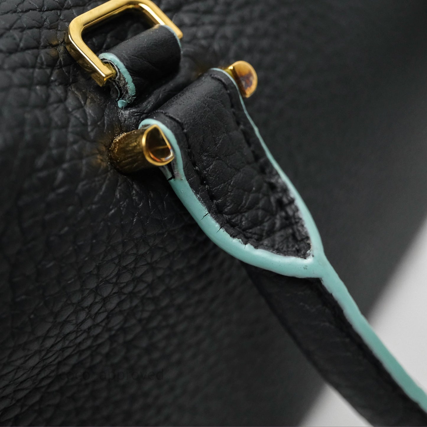 Delvaux Cool Box Mini Taurillon Soft Grained Calfskin Black