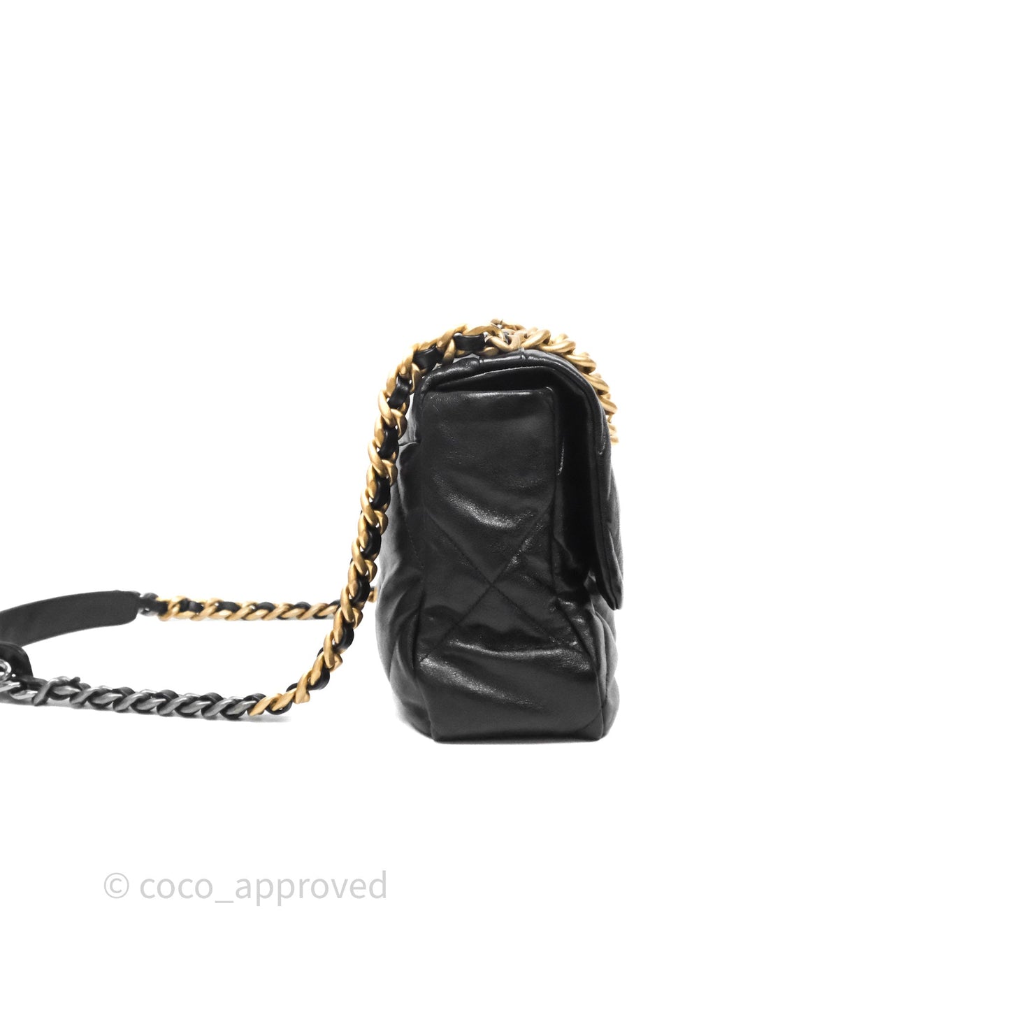 Chanel 19 Medium Black Mixed Hardware