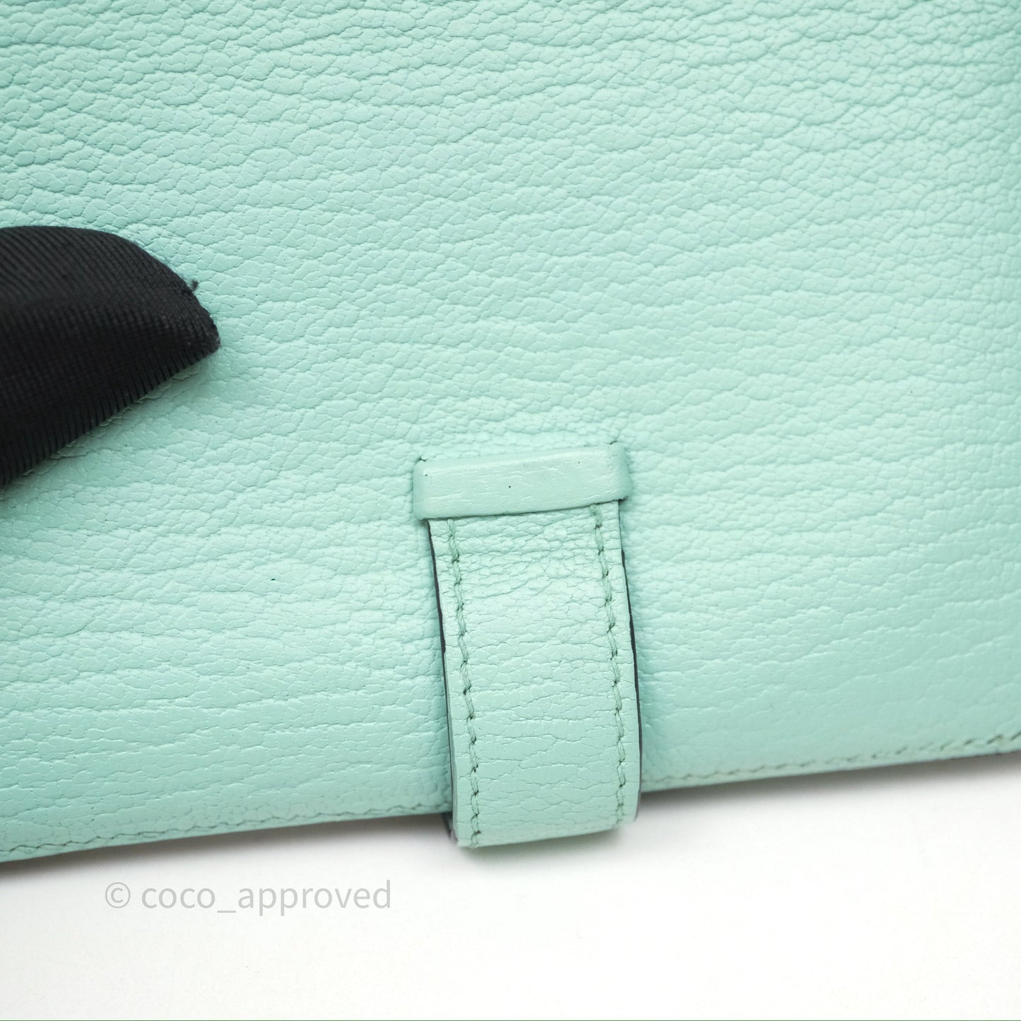 Hermes Bearn Compact Wallet Green Chevre Mysore Palladium Hardware