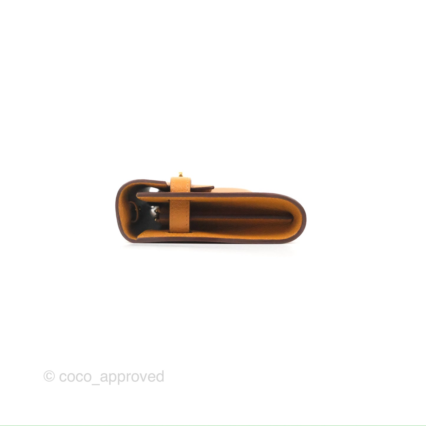Hermès Kelly To Go Wallet Caramel Chevre Mysore Gold Hardware