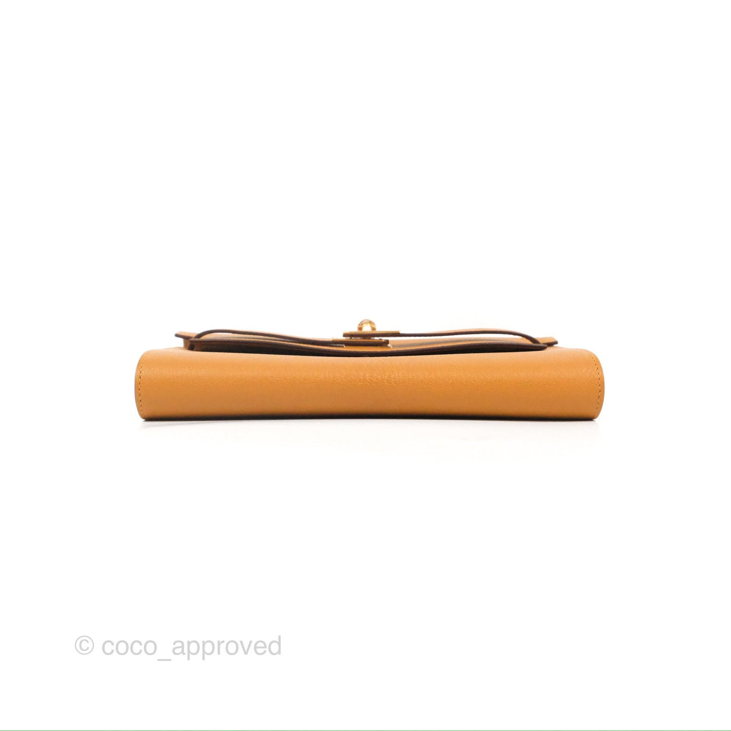 Hermès Kelly To Go Wallet Caramel Chevre Mysore Gold Hardware
