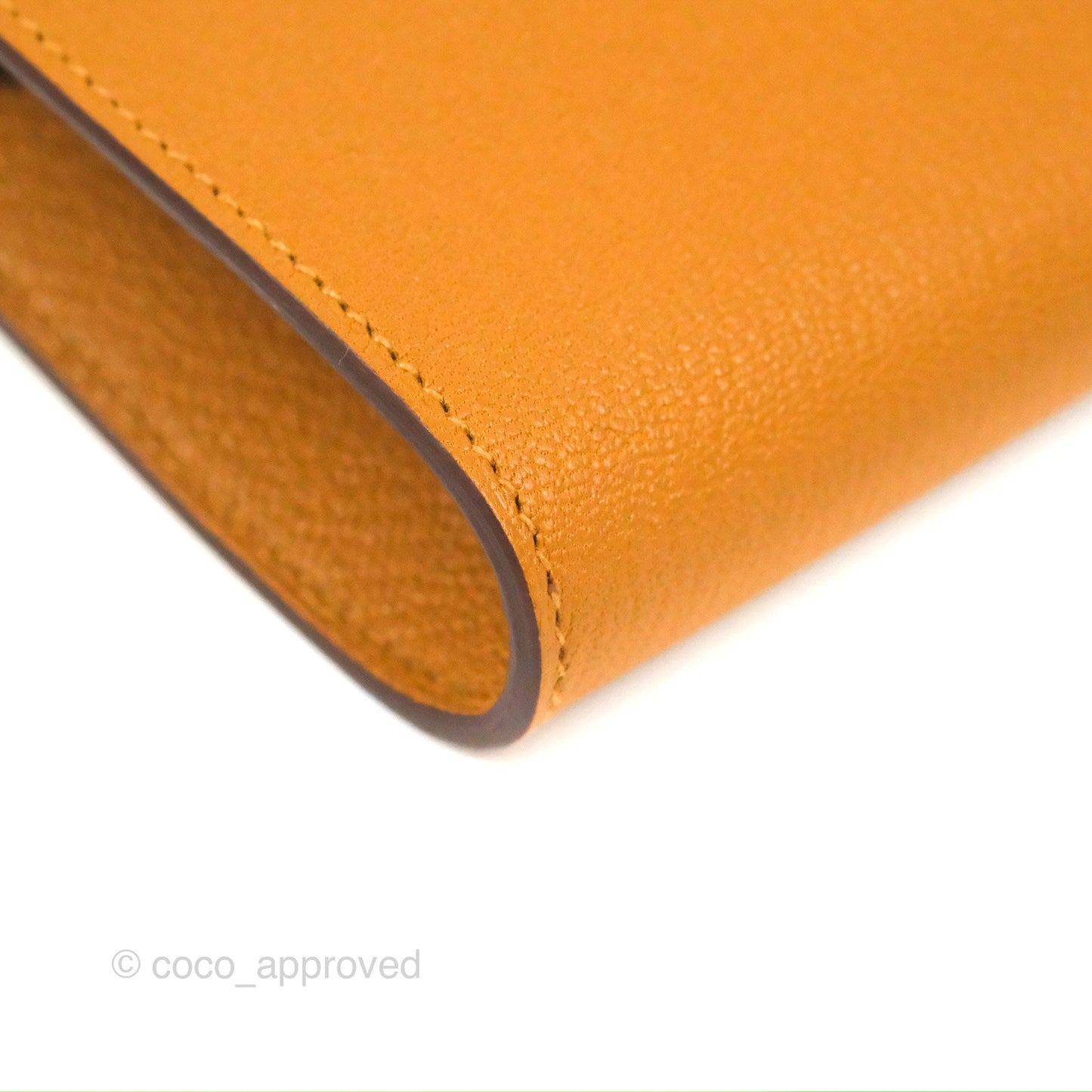 Hermès Kelly To Go Wallet Caramel Chevre Mysore Gold Hardware