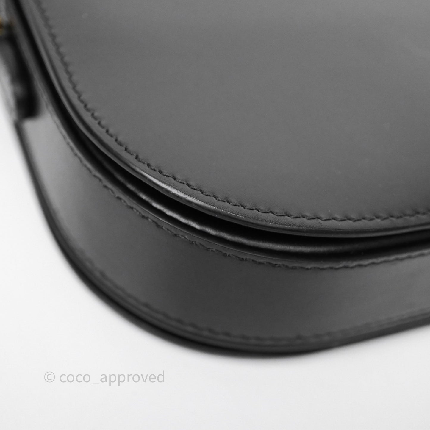 Christian Dior CD Signature Flap Bag with Chain Black CD-Embossed Box Calfskin