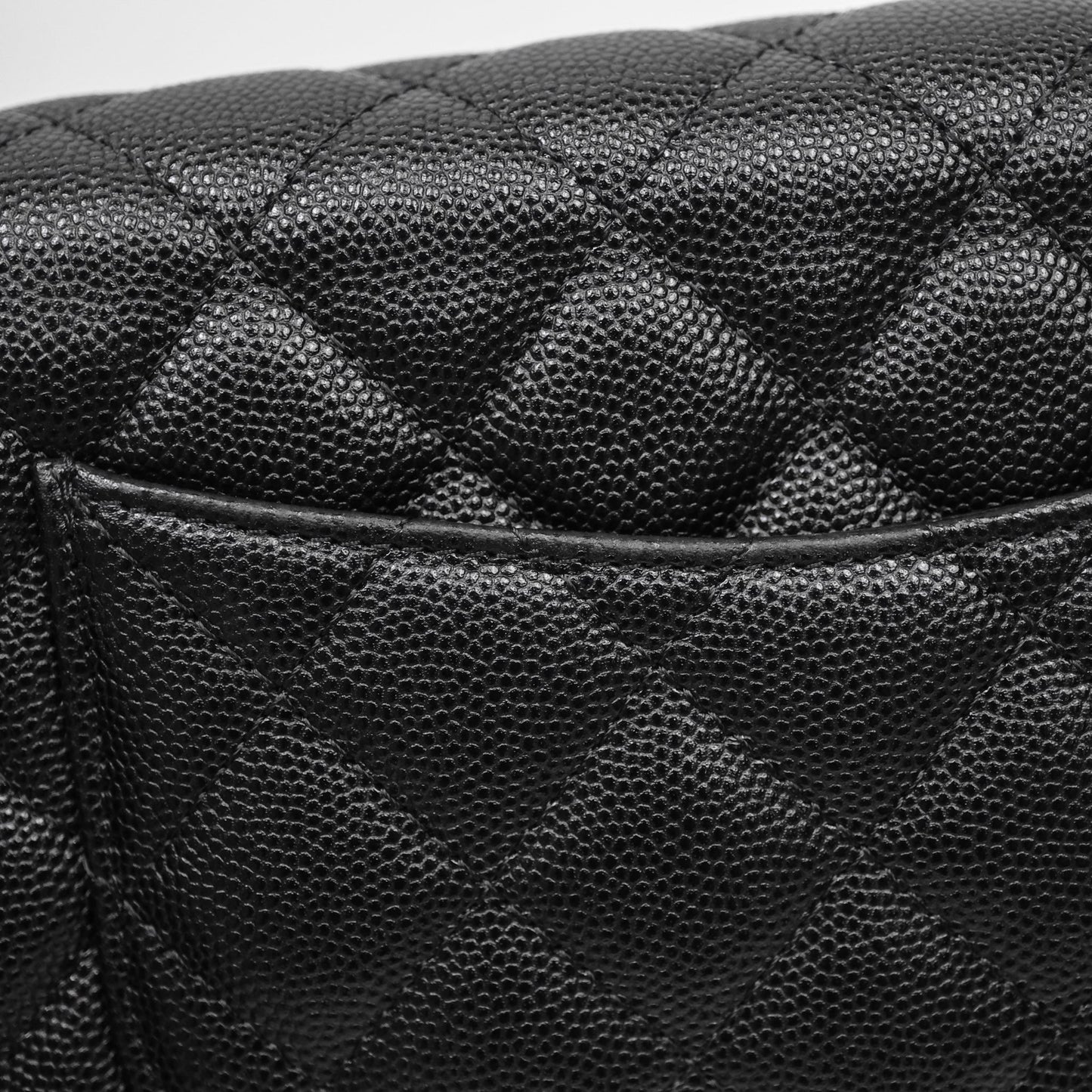 Chanel Quilted WOC with Charms Black Caviar Gold Hardware