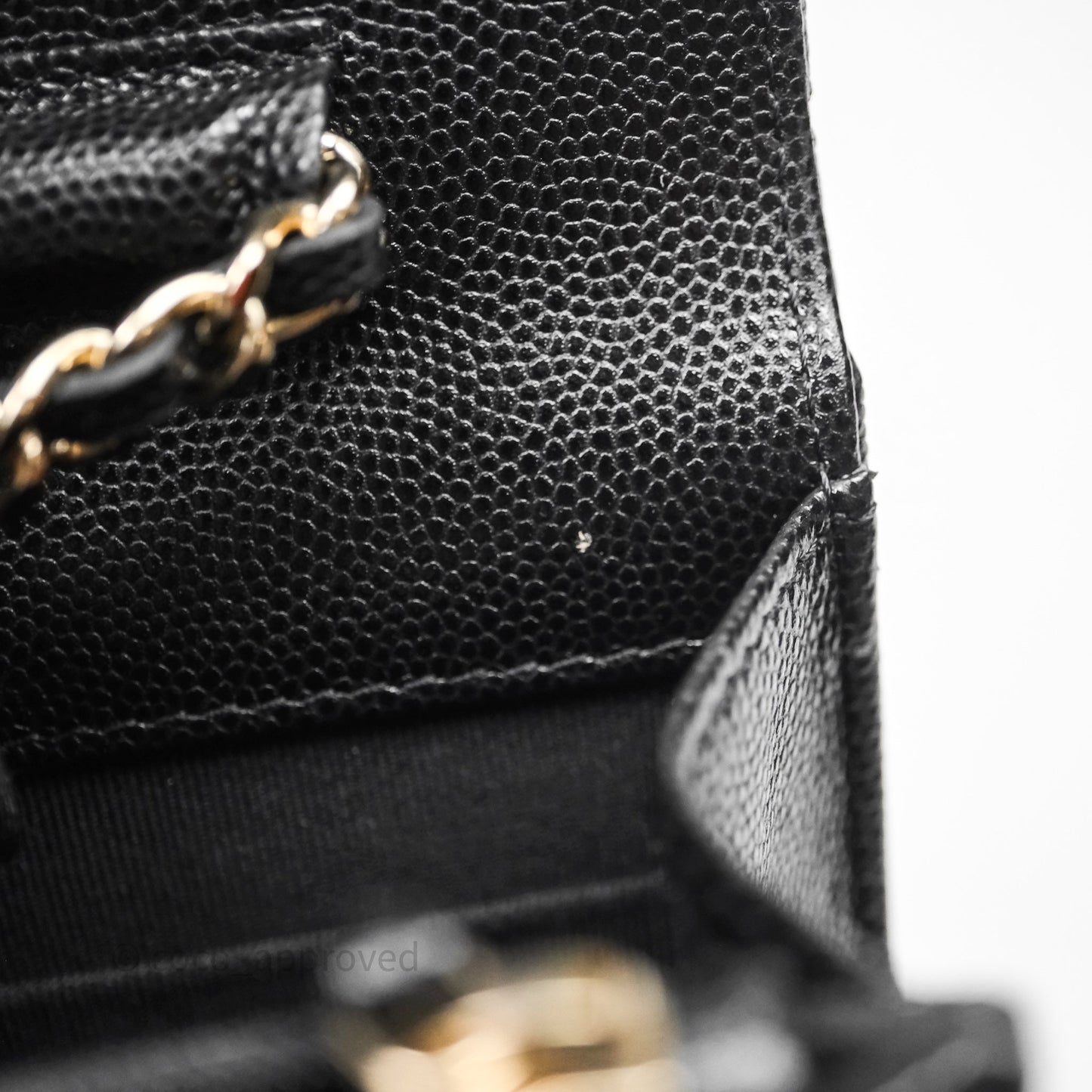 Chanel Quilted WOC with Charms Black Caviar Gold Hardware