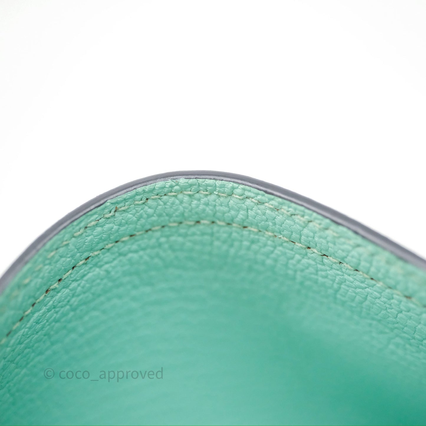 Hermes Bearn Compact Wallet Green Chevre Mysore Palladium Hardware