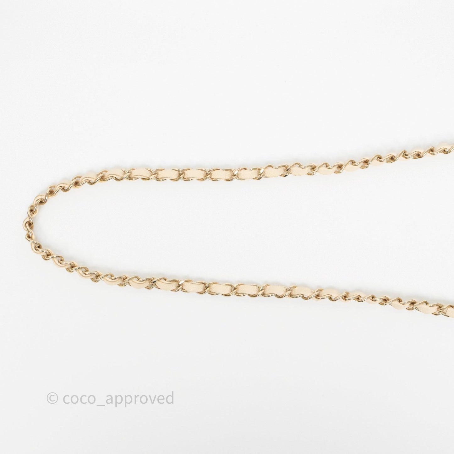 Chanel Small Classic Flap Quilted Light Ivory Beige Caviar Gold Hardware