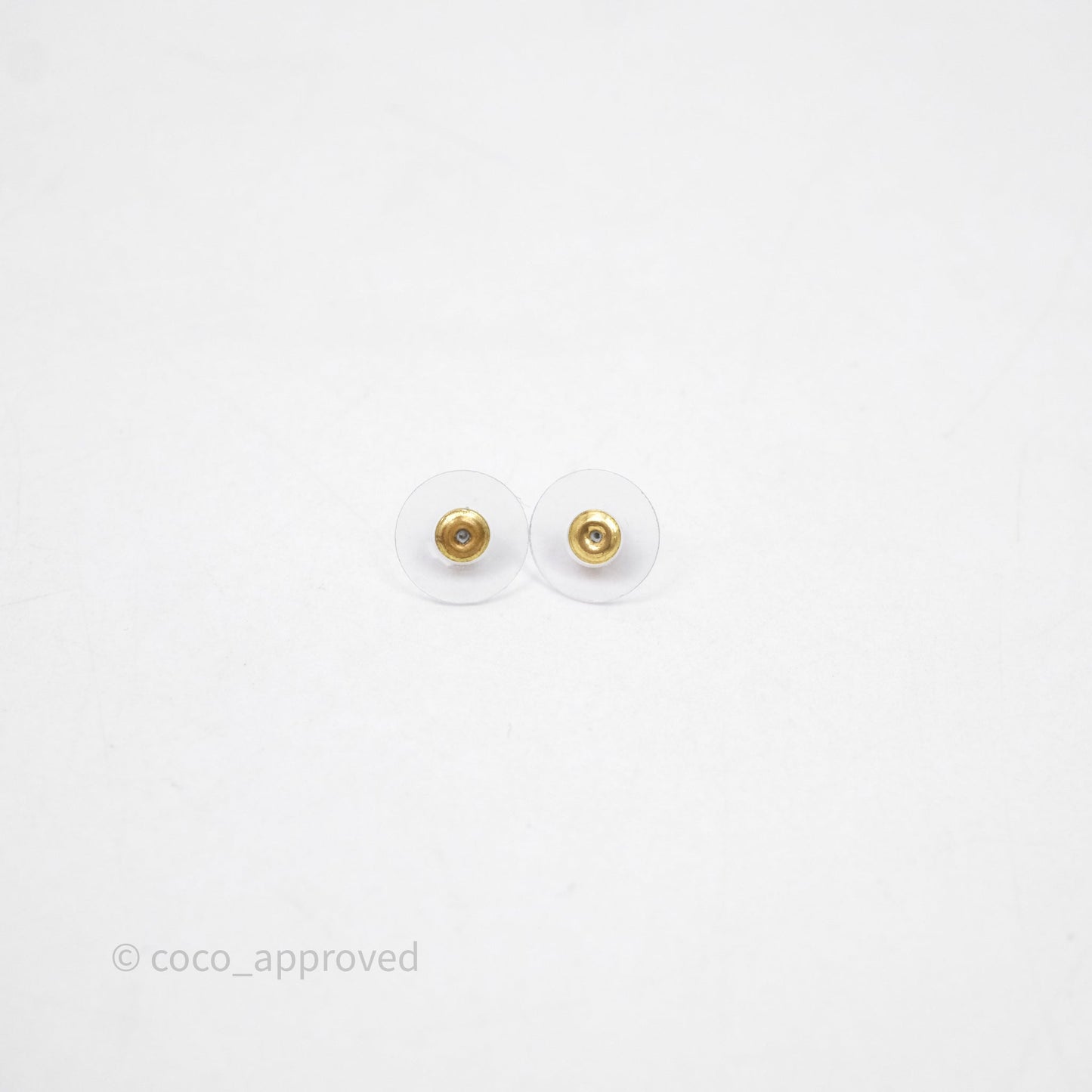 Chanel Crystal CC Chain Pendant Earrings 21B