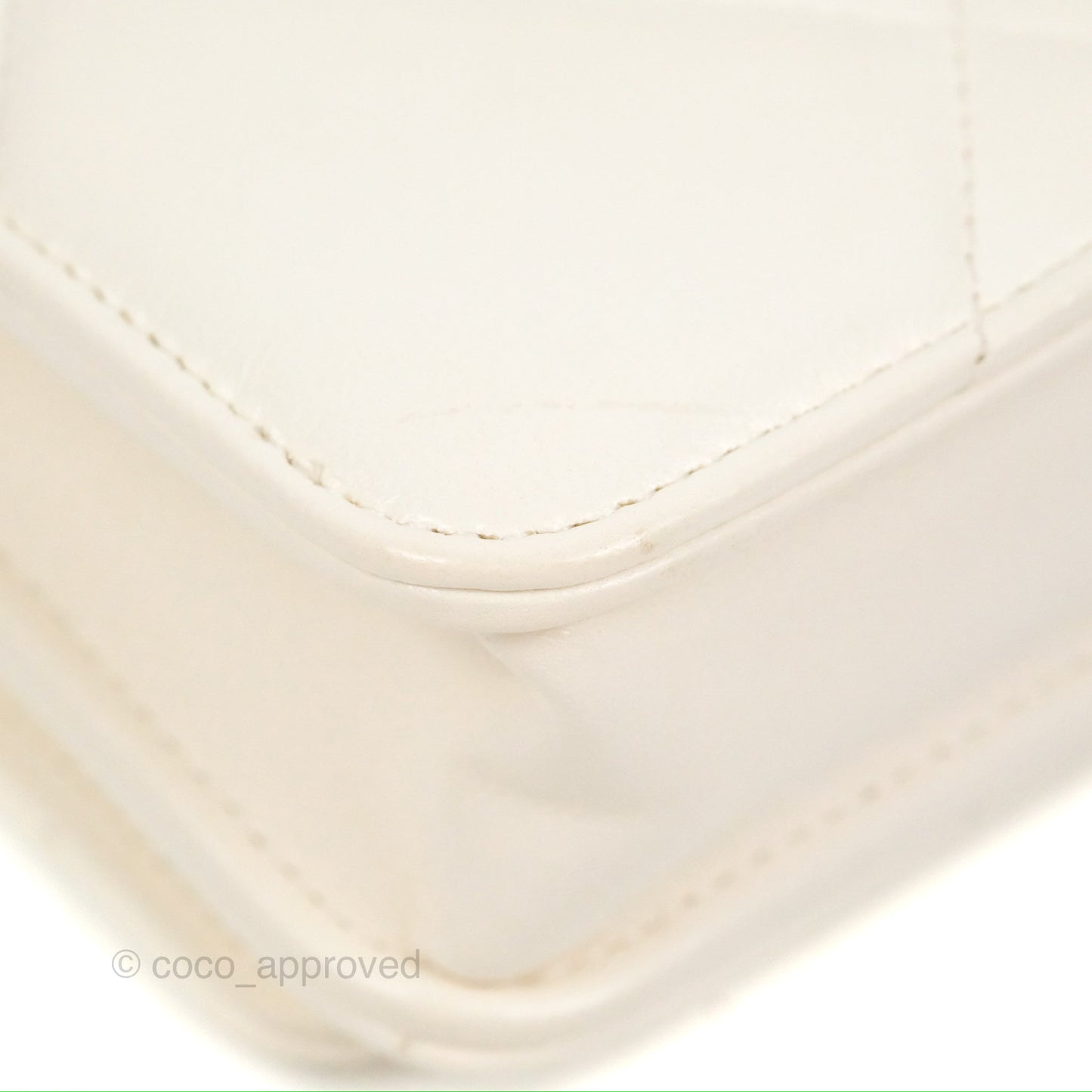 Chanel 19 Wallet on Chain WOC White Mixed Hardware