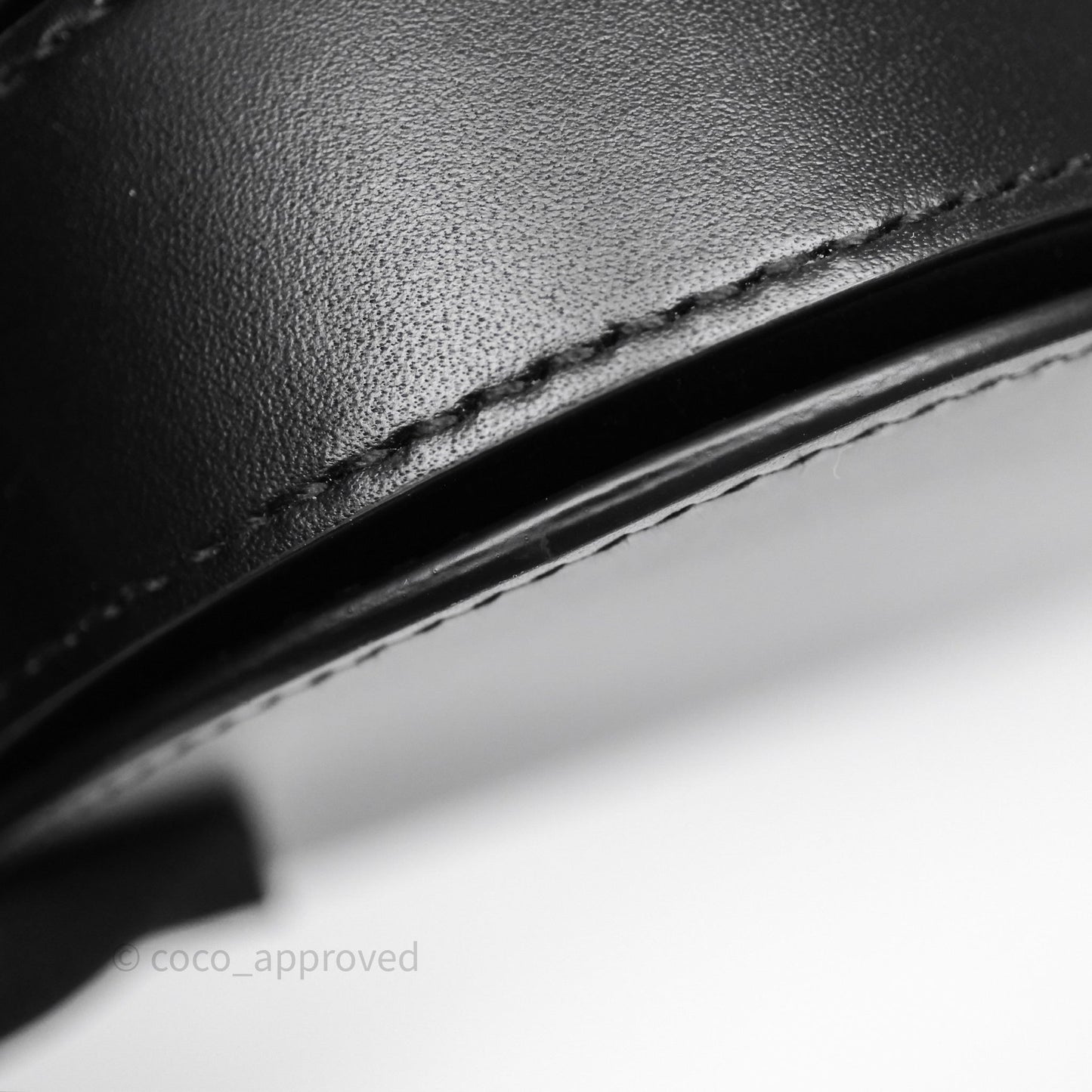 Christian Dior CD Signature Flap Bag with Chain Black CD-Embossed Box Calfskin