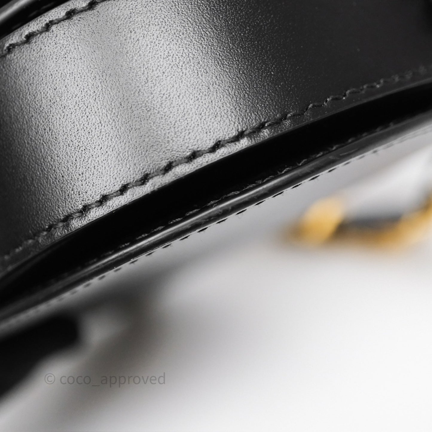 Christian Dior CD Signature Flap Bag with Chain Black CD-Embossed Box Calfskin