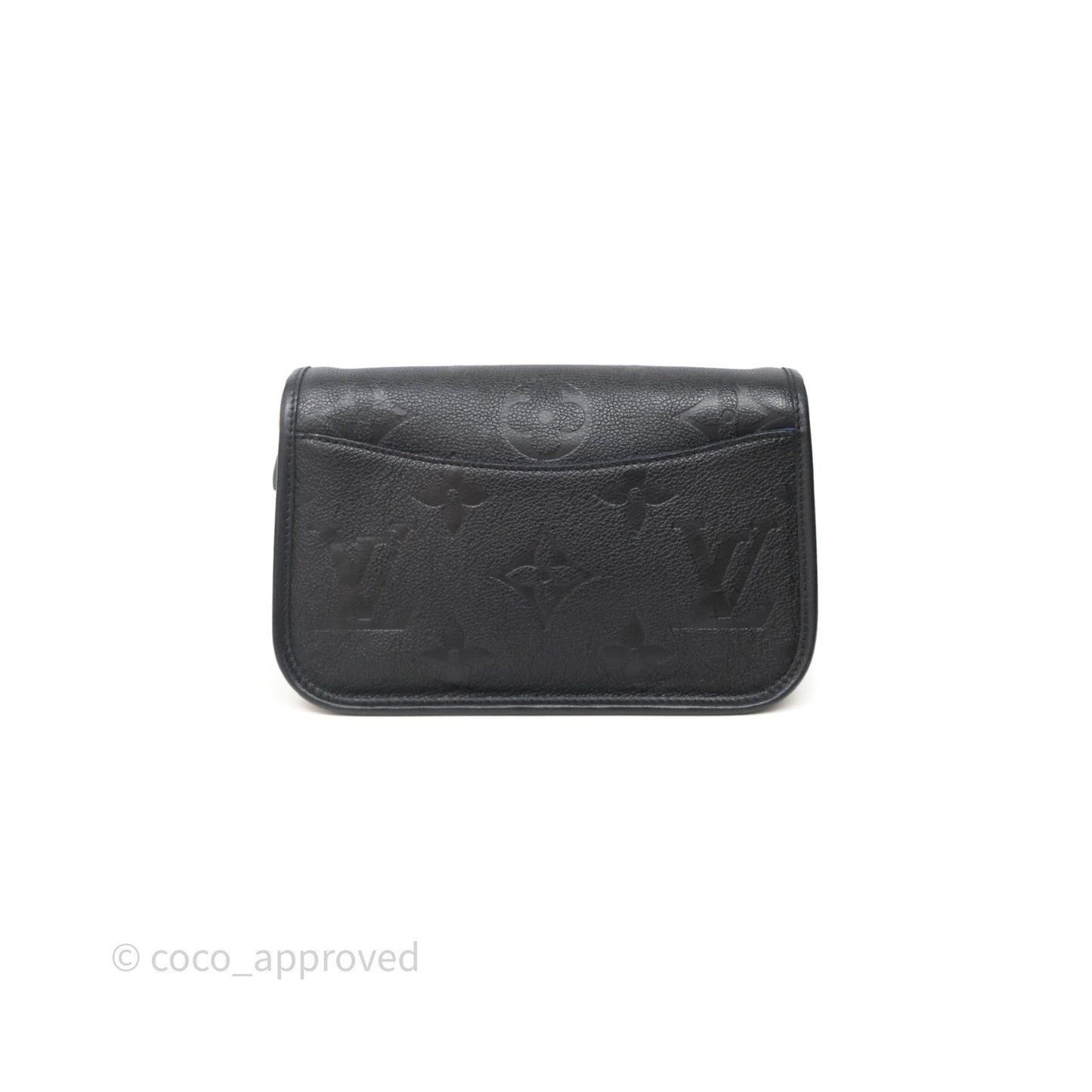 Louis Vuitton Diane Black Monogram Empreinte Leather