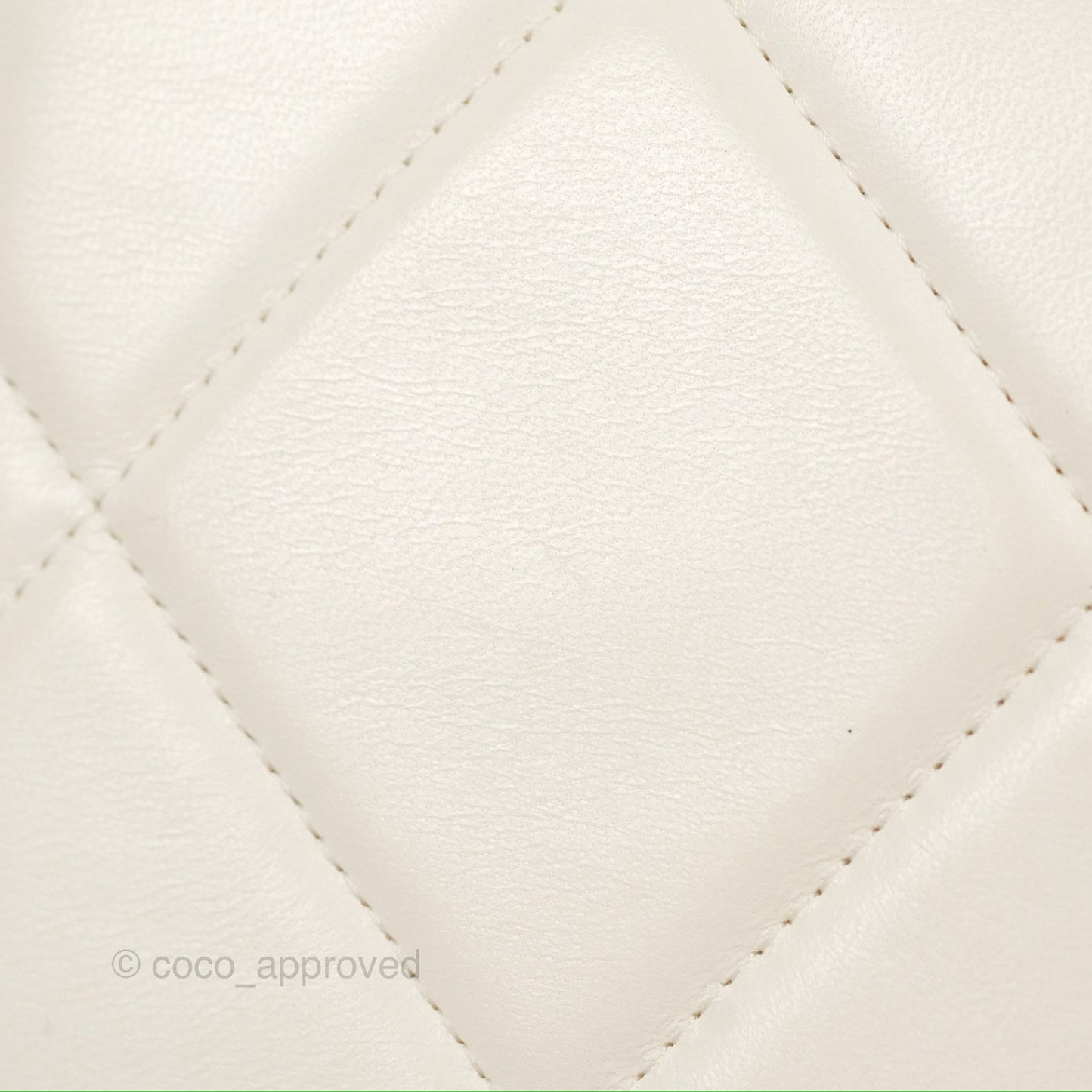 Chanel 19 Wallet on Chain WOC White Mixed Hardware
