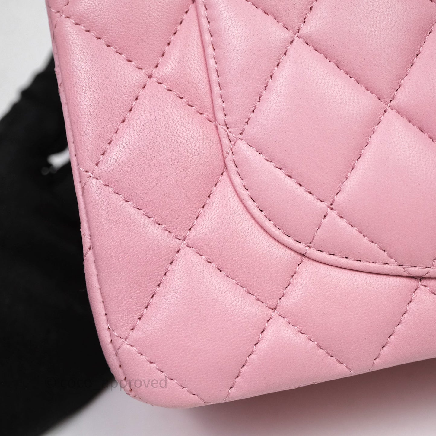 Chanel Small Classic Quilted Flap Pink Lambskin Gold Hardware