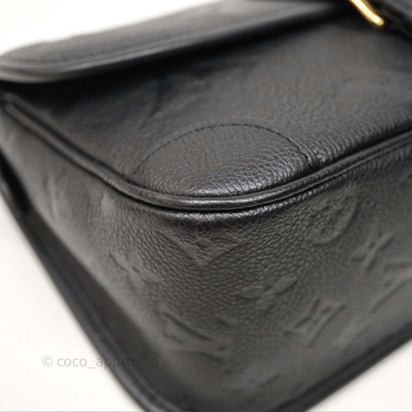 Louis Vuitton Diane Black Monogram Empreinte Leather