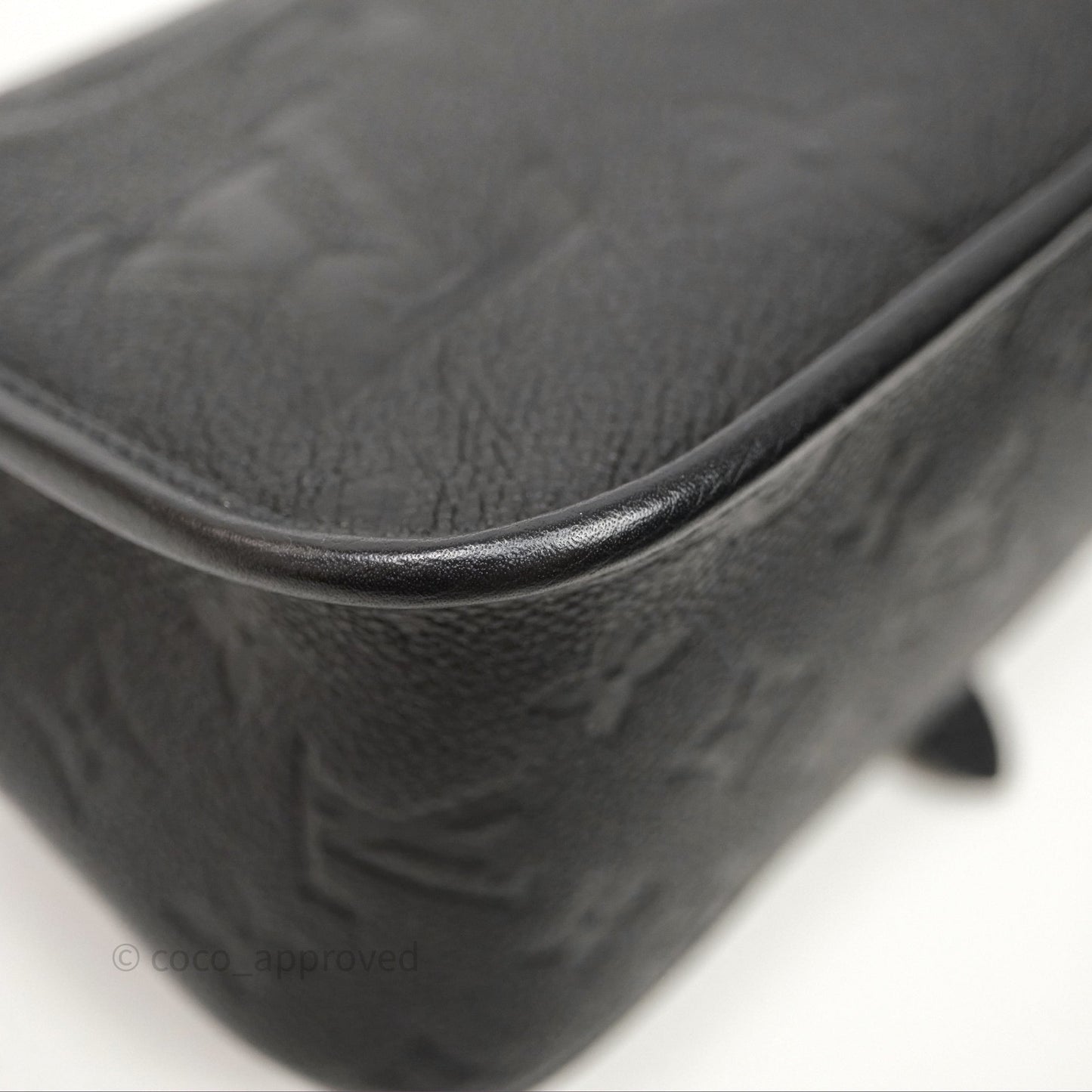 Louis Vuitton Diane Black Monogram Empreinte Leather
