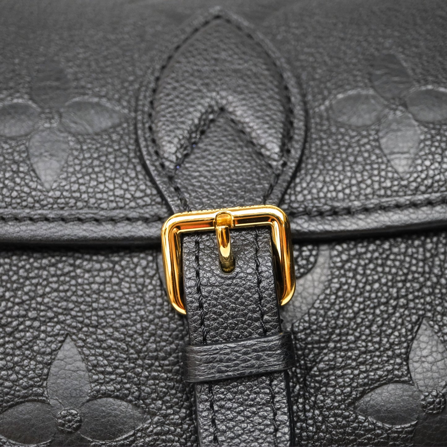 Louis Vuitton Diane Black Monogram Empreinte Leather