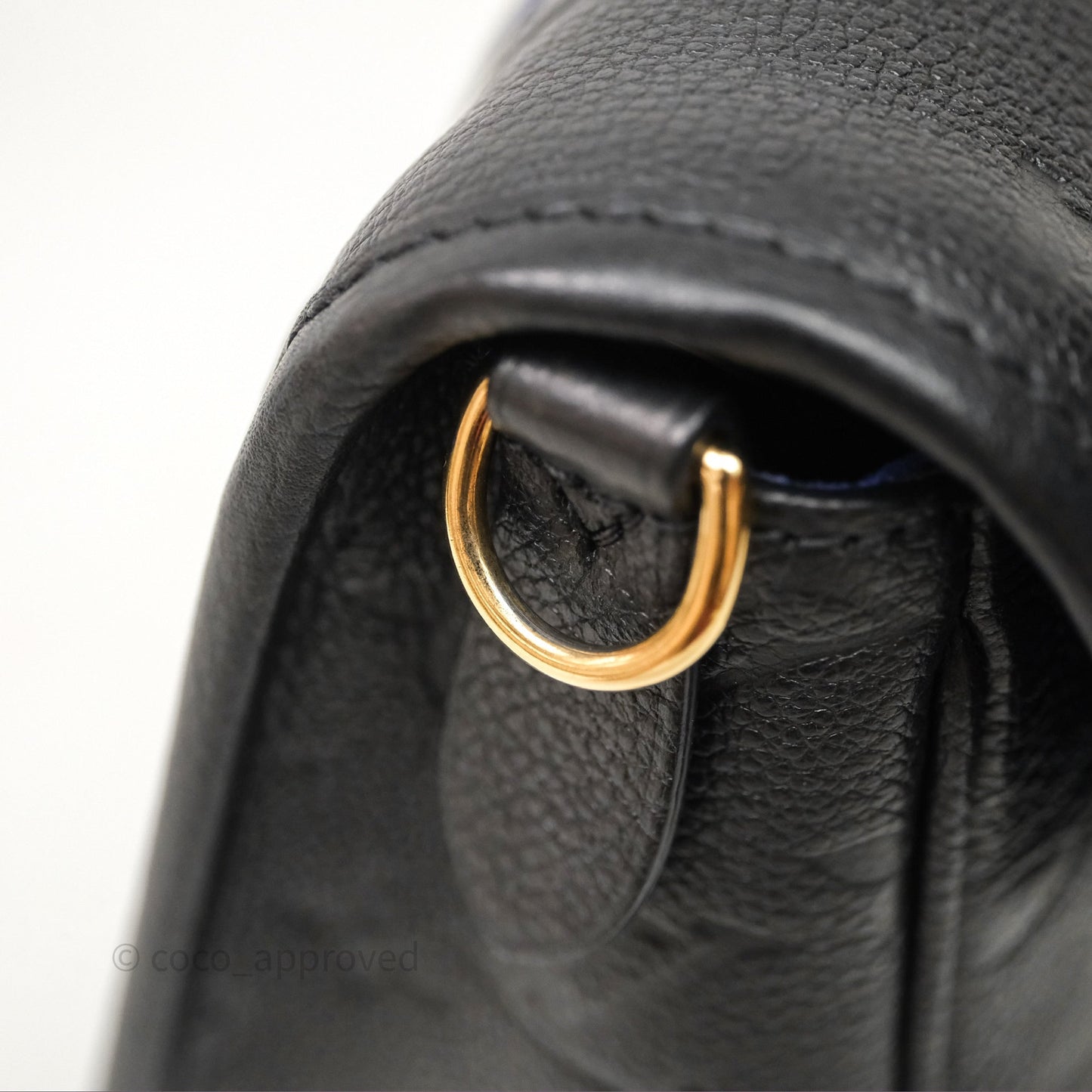 Louis Vuitton Diane Black Monogram Empreinte Leather