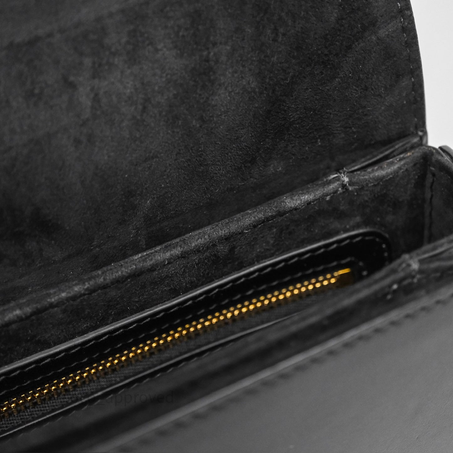 Christian Dior CD Signature Flap Bag with Chain Black CD-Embossed Box Calfskin