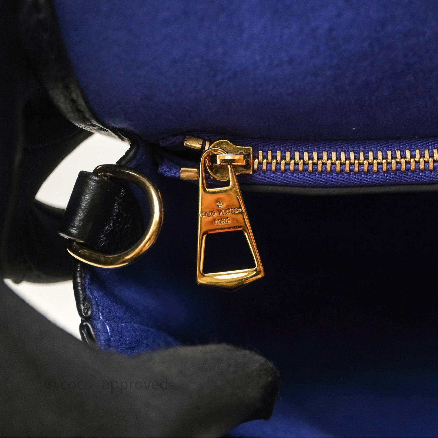 Louis Vuitton Diane Black Monogram Empreinte Leather