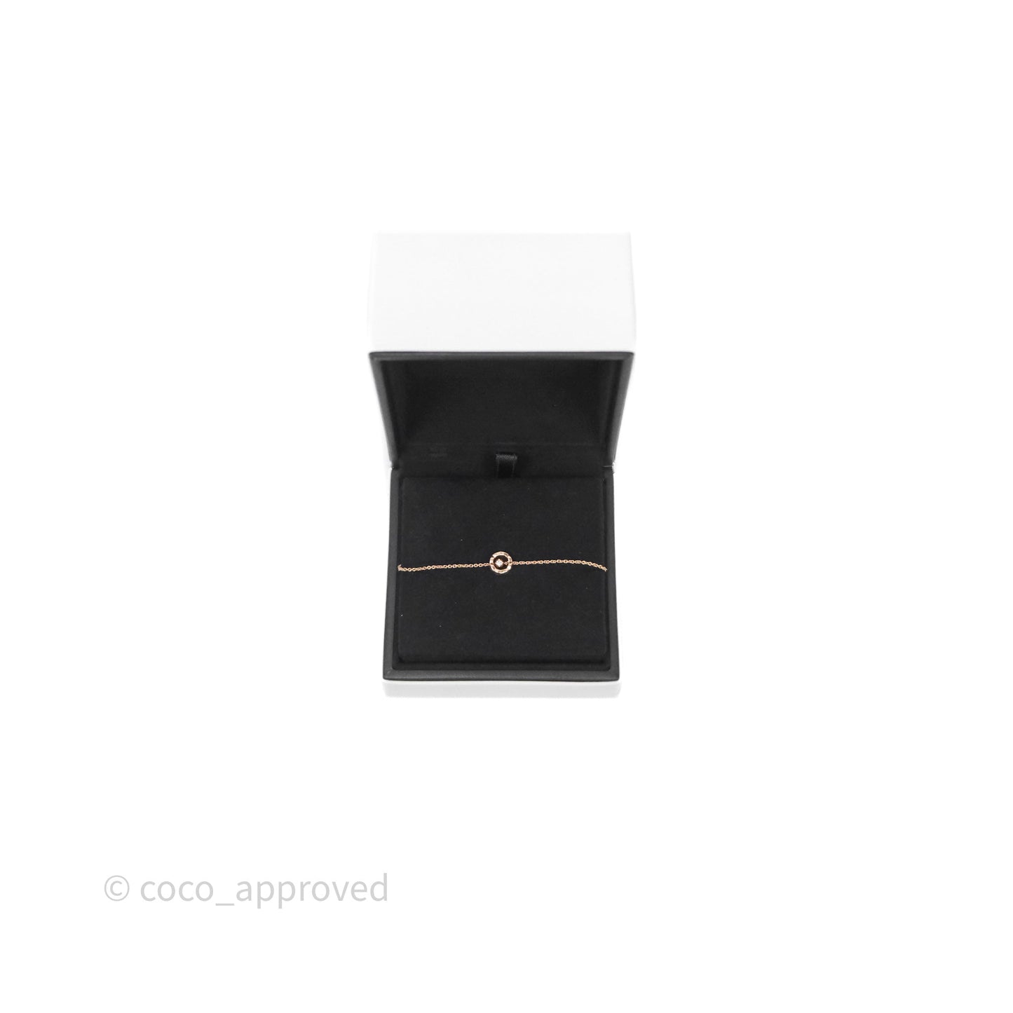 Chanel Coco Crush Bracelet 18K Diamond Beige Gold Hardware