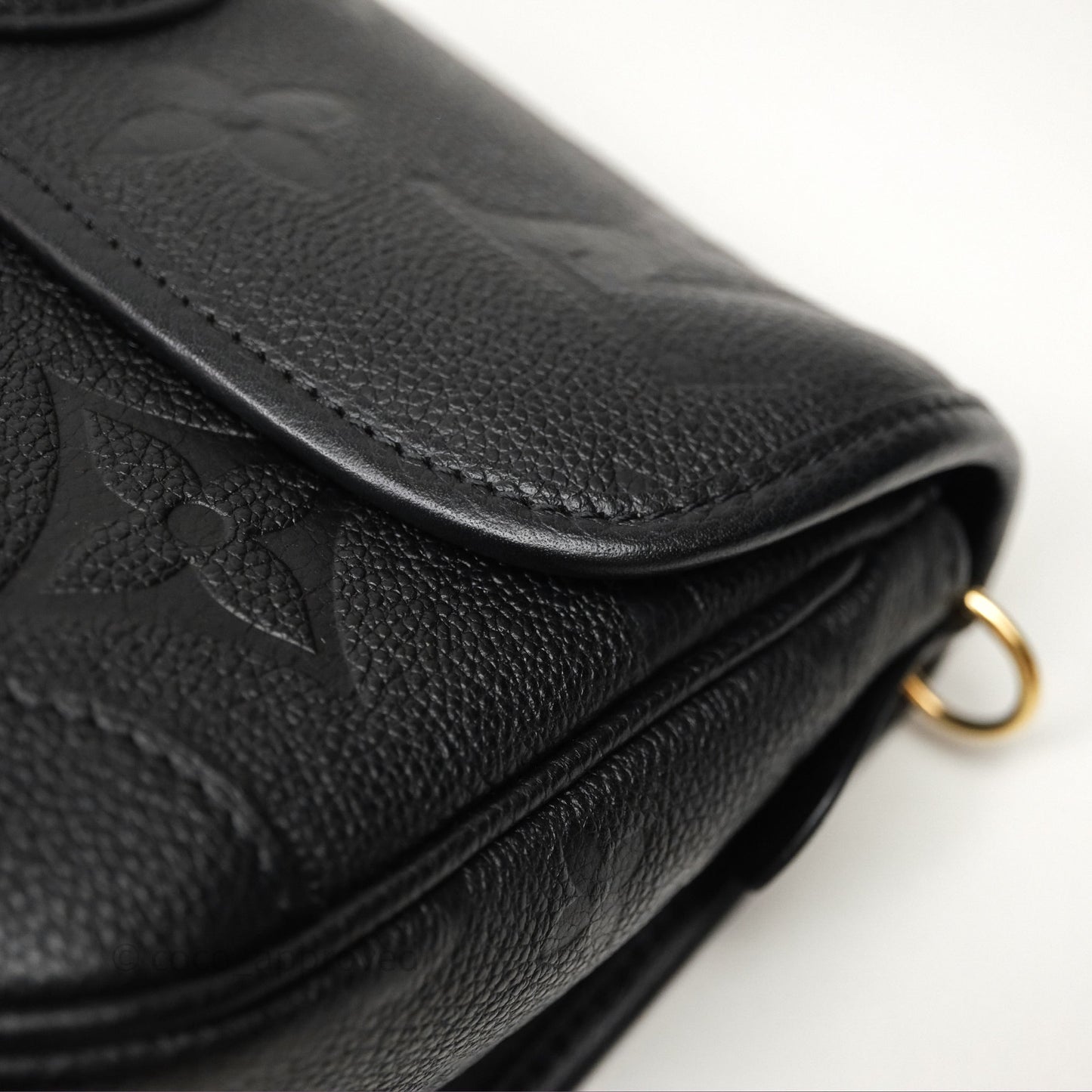 Louis Vuitton Diane Black Monogram Empreinte Leather