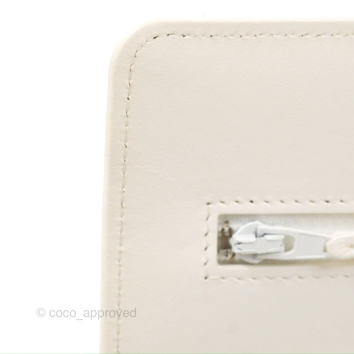 Chanel 19 Wallet on Chain WOC White Mixed Hardware
