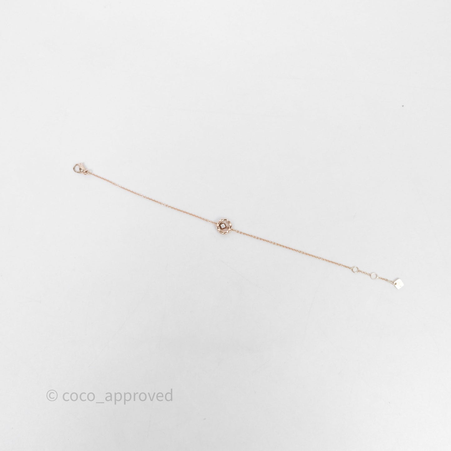 Chanel Coco Crush Bracelet 18K Diamond Beige Gold Hardware