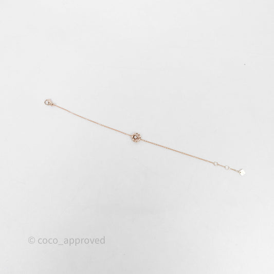 Chanel Coco Crush Bracelet 18K Diamond Beige Gold Hardware