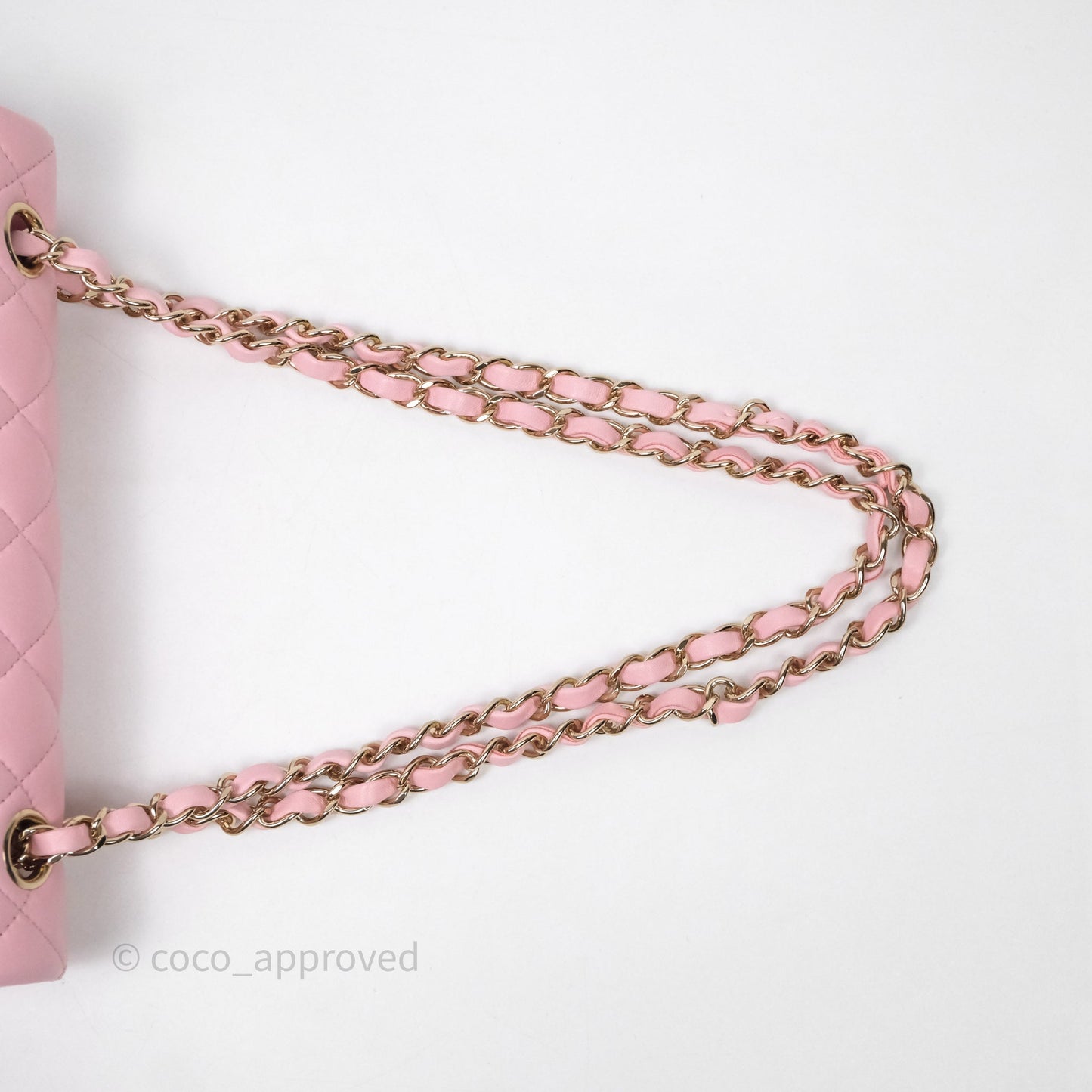 Chanel Small Classic Quilted Flap Pink Lambskin Gold Hardware