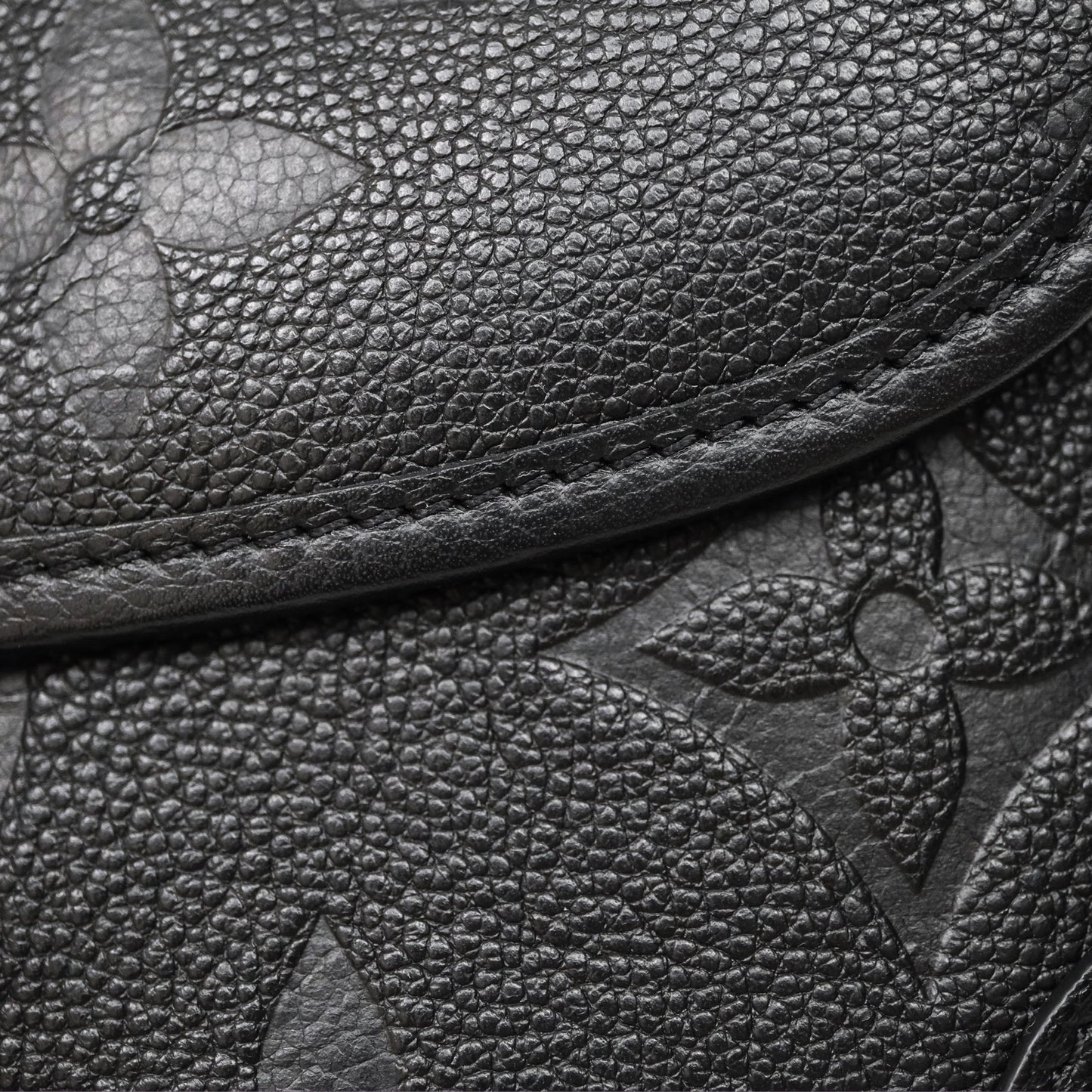 Louis Vuitton Diane Black Monogram Empreinte Leather