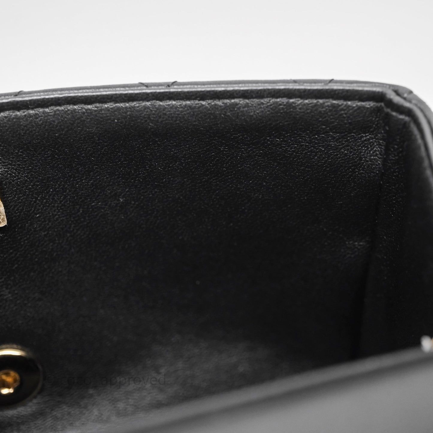 Chanel Top Handle Mini Rectangular Flap Black Lambskin Gold Hardware