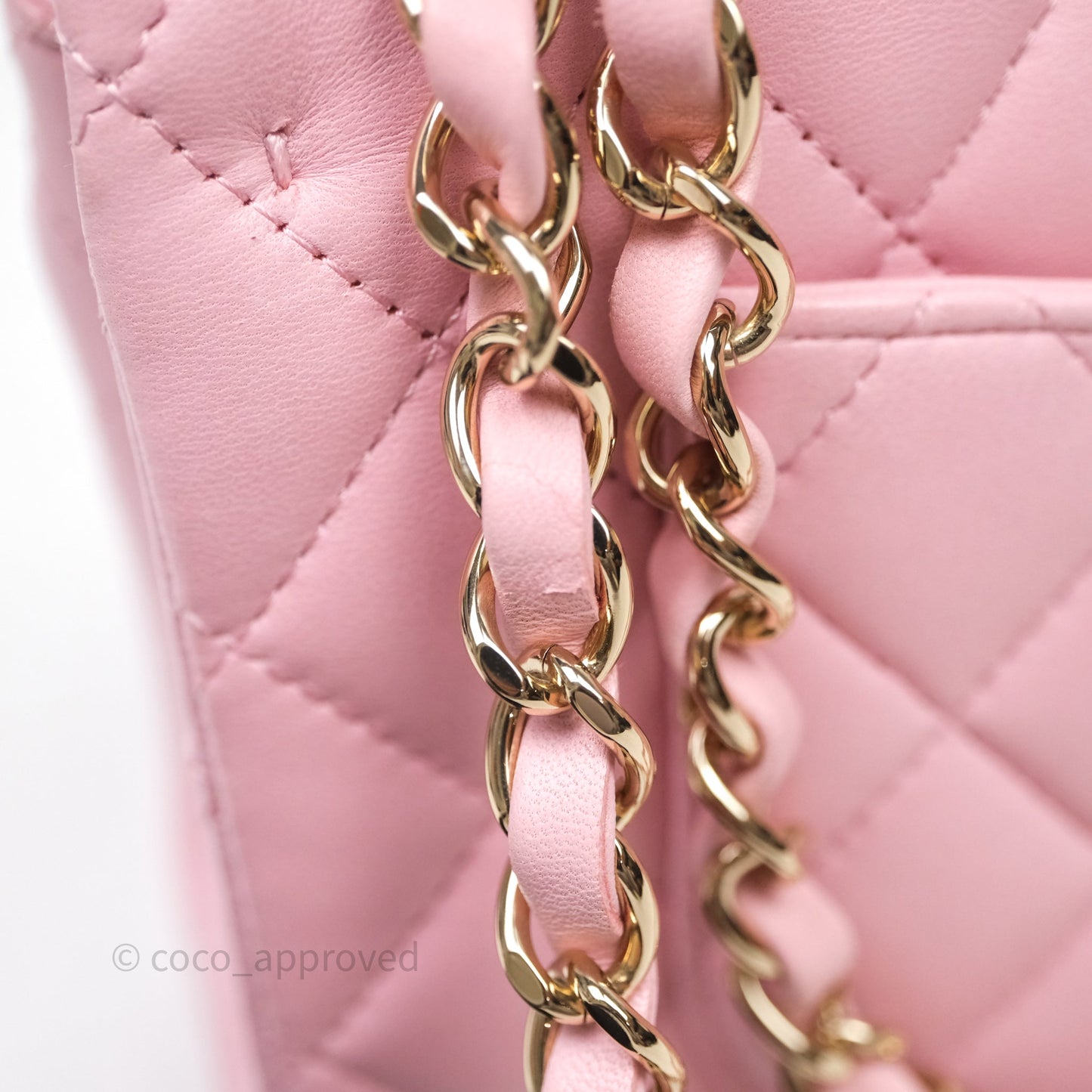 Chanel Small Classic Quilted Flap Pink Lambskin Gold Hardware