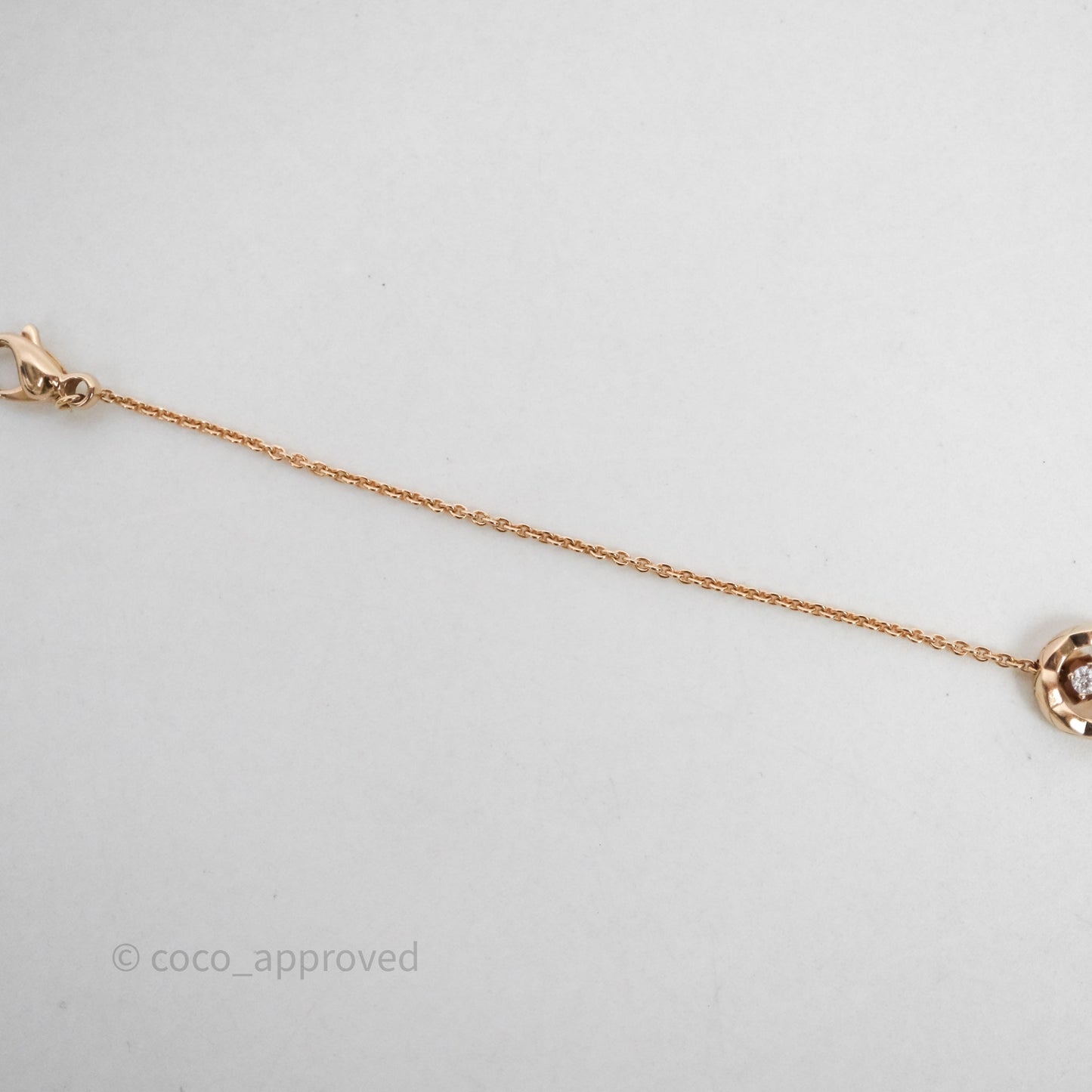 Chanel Coco Crush Bracelet 18K Diamond Beige Gold Hardware