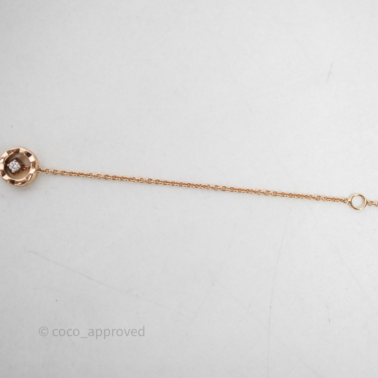 Chanel Coco Crush Bracelet 18K Diamond Beige Gold Hardware