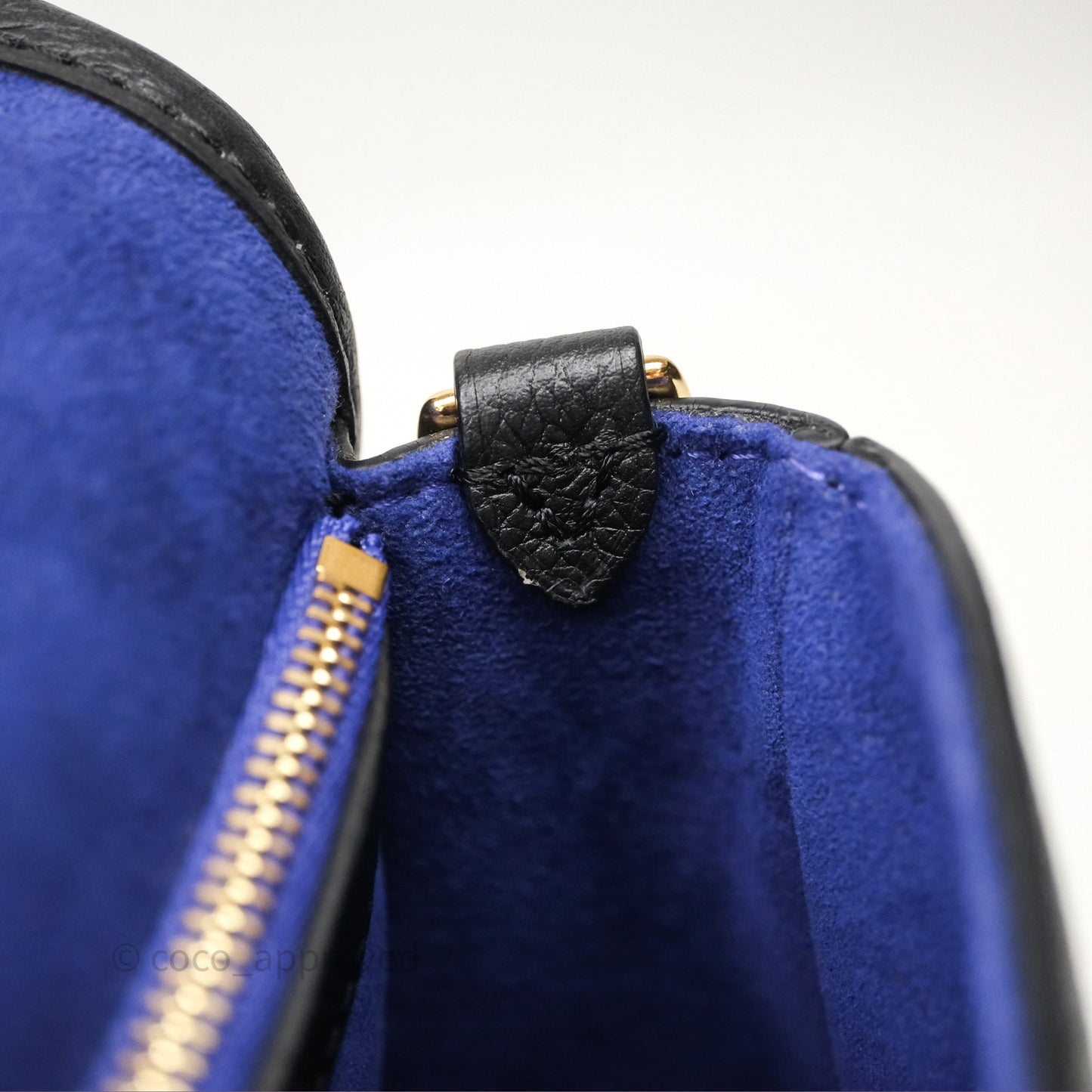 Louis Vuitton Diane Black Monogram Empreinte Leather