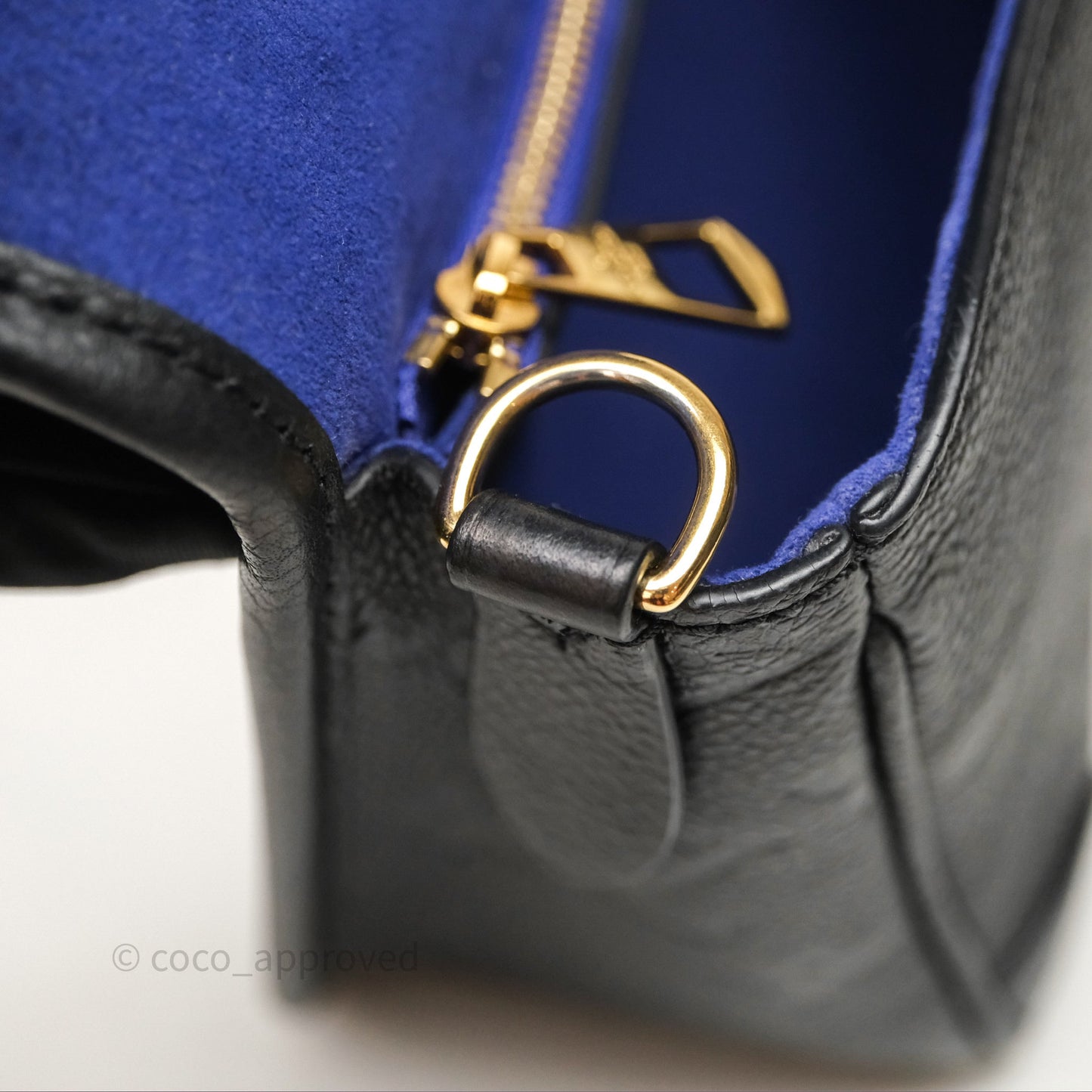 Louis Vuitton Diane Black Monogram Empreinte Leather