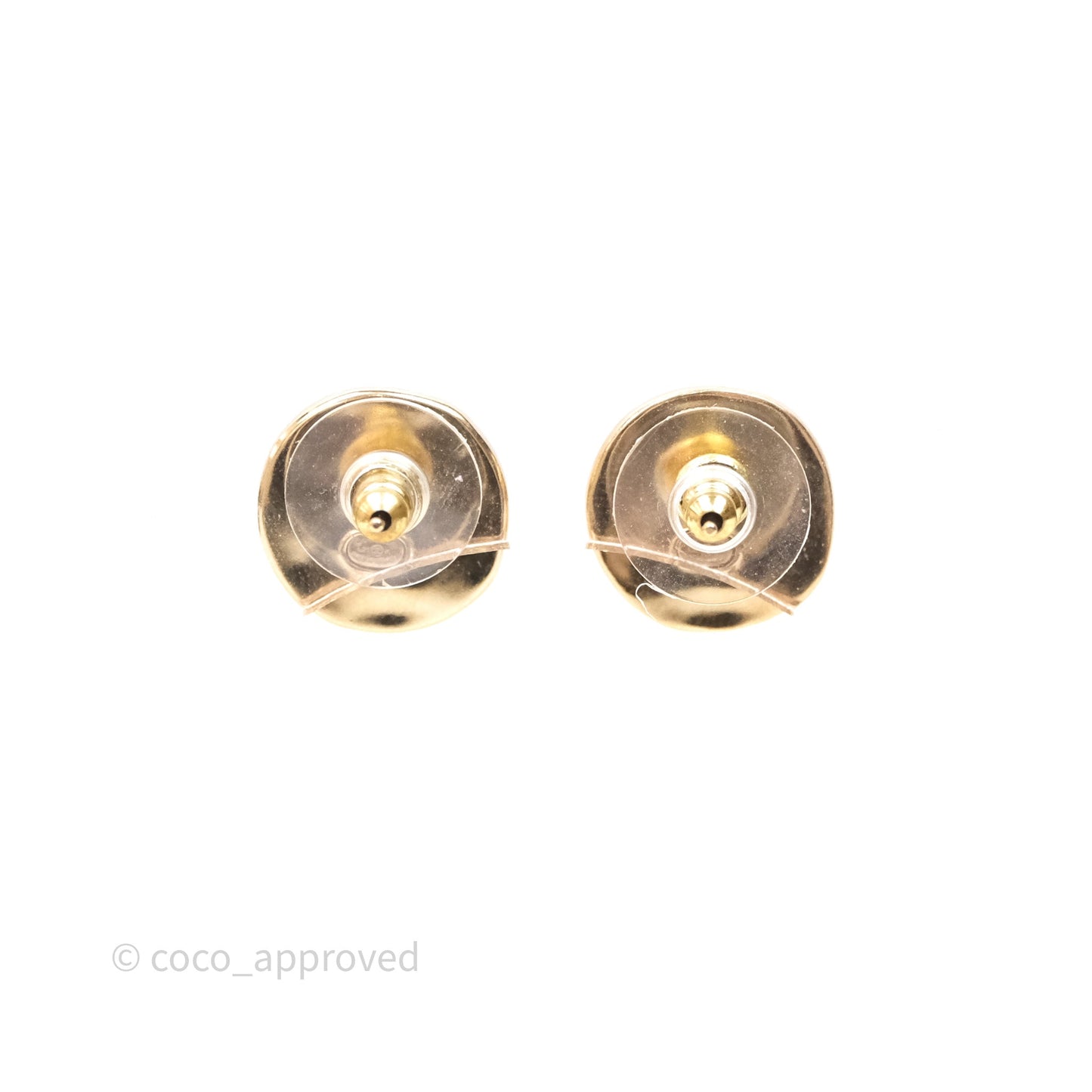 Chanel CC Crystals Round Earrings 21K