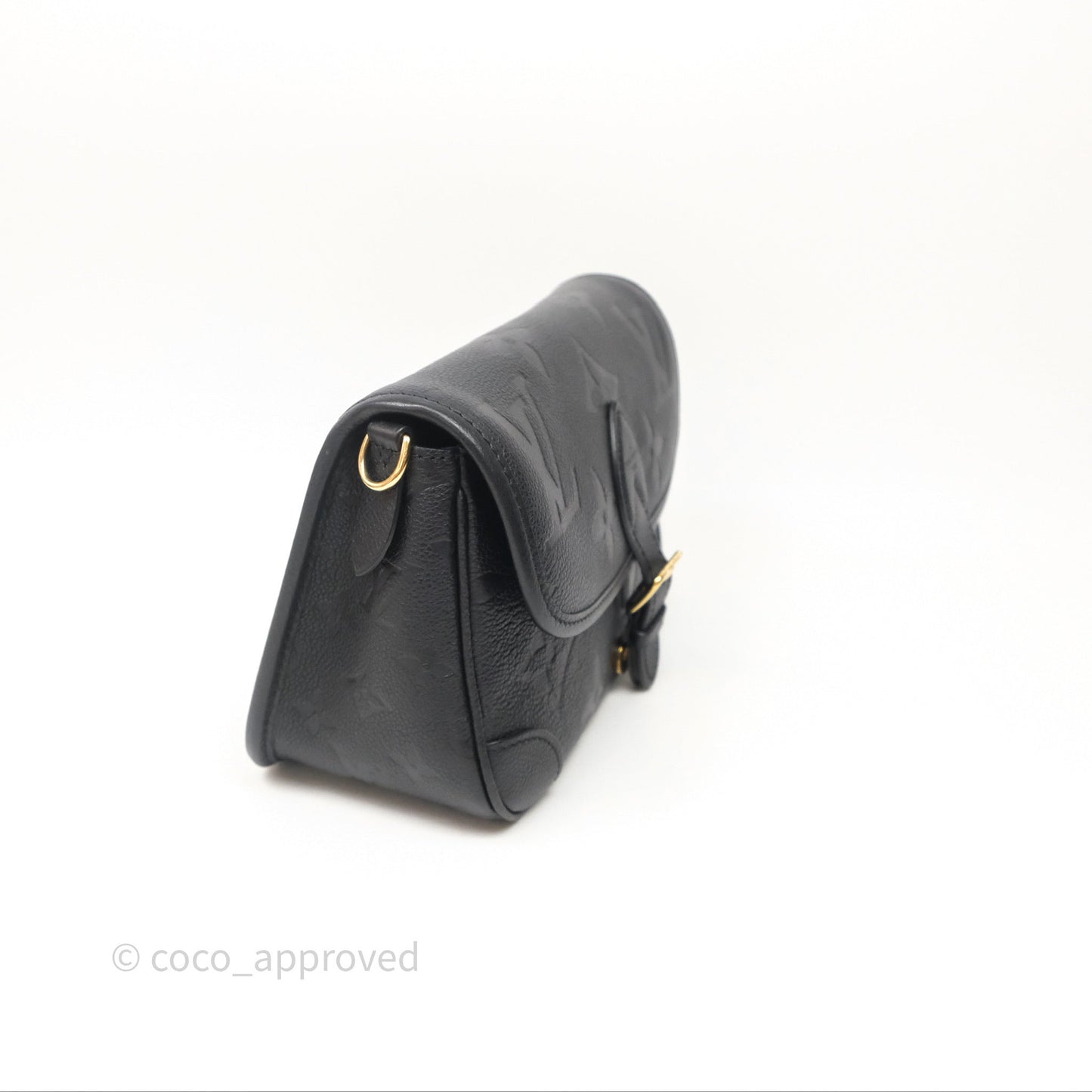 Louis Vuitton Diane Black Monogram Empreinte Leather