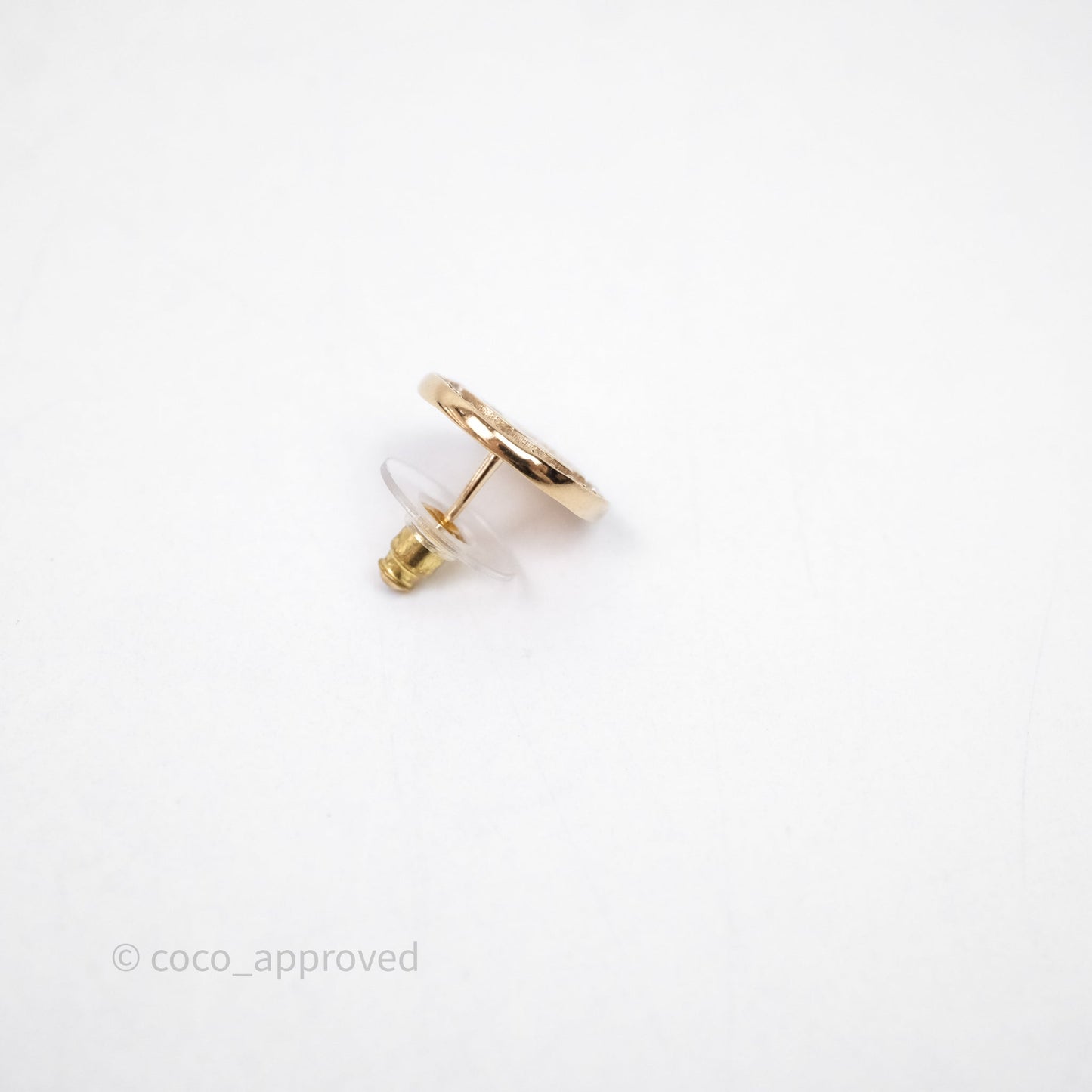 Chanel CC Crystals Round Earrings 21K