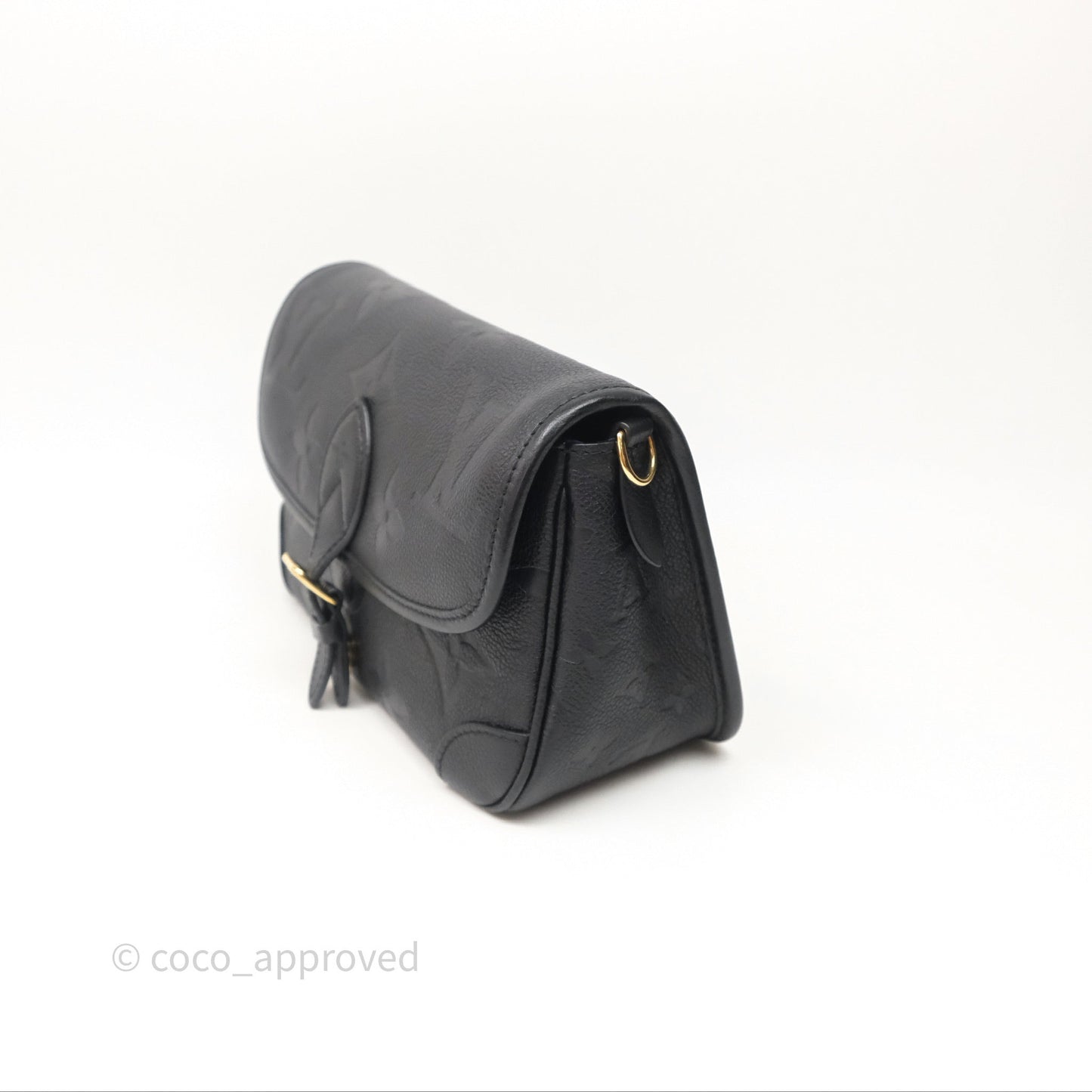 Louis Vuitton Diane Black Monogram Empreinte Leather