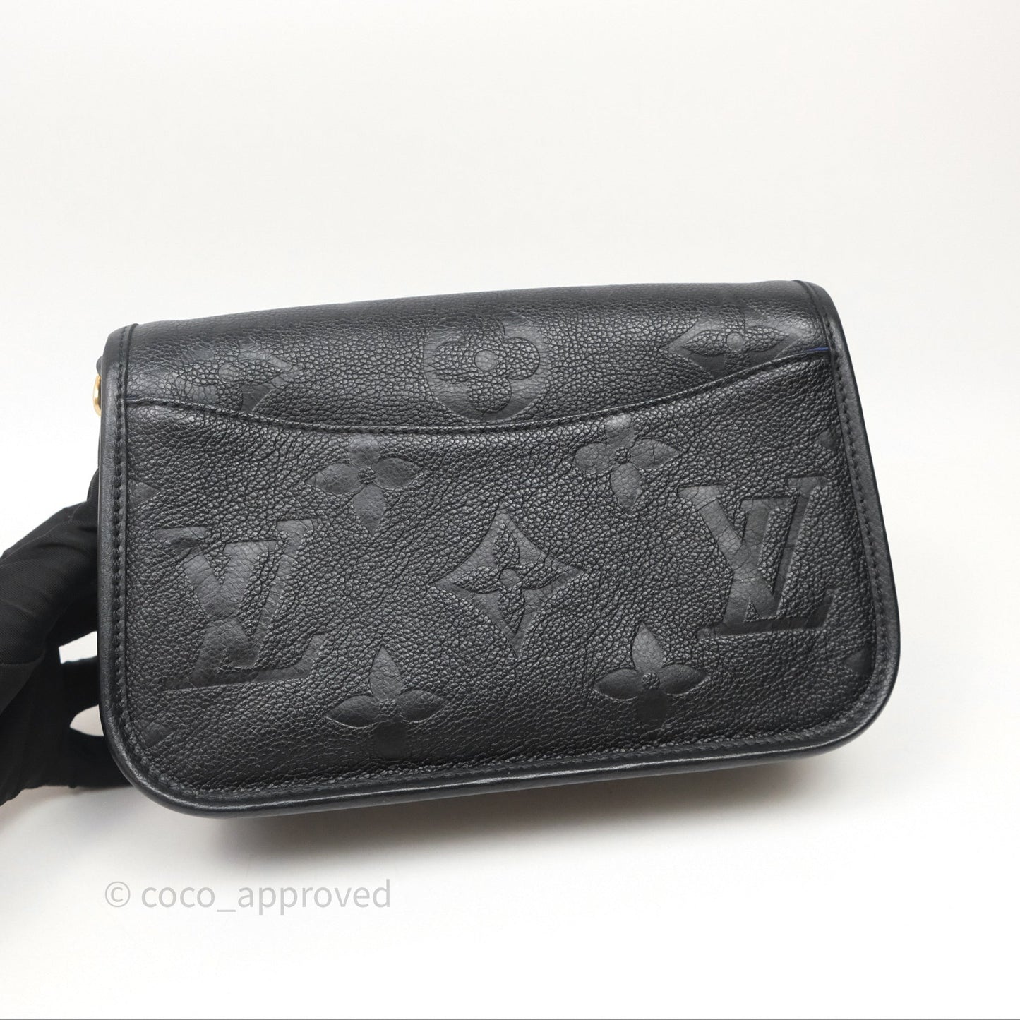 Louis Vuitton Diane Black Monogram Empreinte Leather