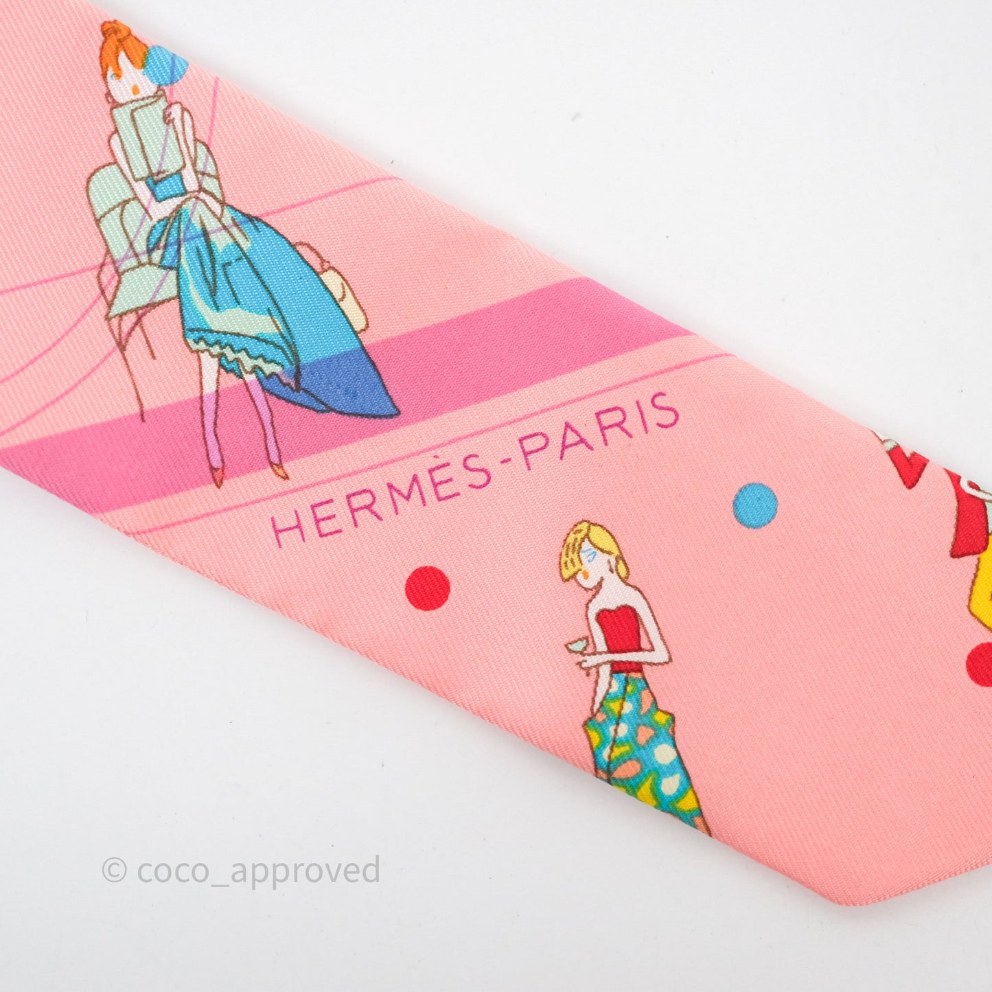 Hermès Ex-Libris Les Parisiennes Silk Twilly