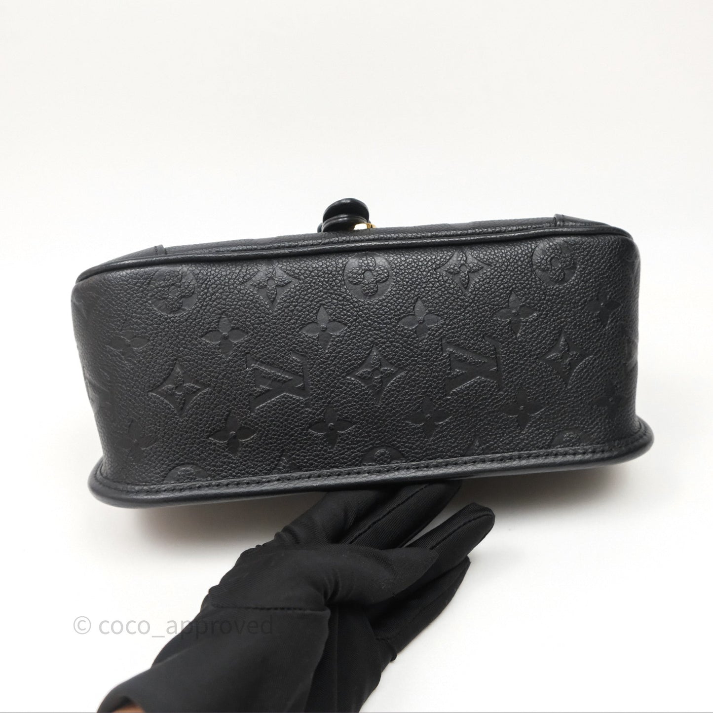 Louis Vuitton Diane Black Monogram Empreinte Leather
