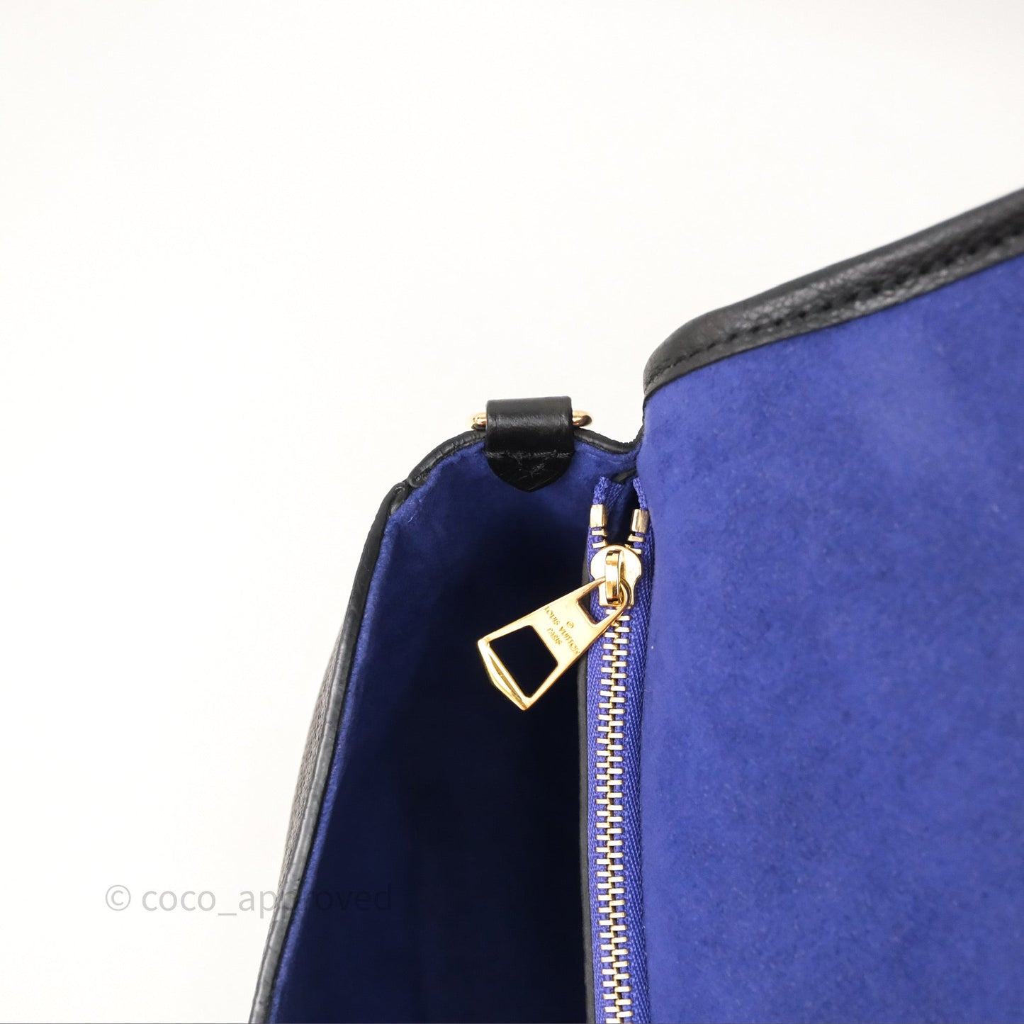 Louis Vuitton Diane Black Monogram Empreinte Leather